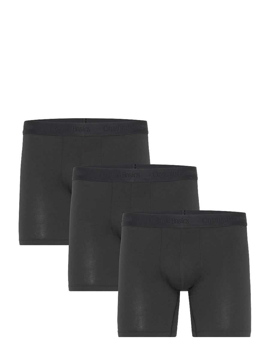 Organic Basics - Core Boxer Briefs 3-Pack - boxer briefs - black / black / black - 1