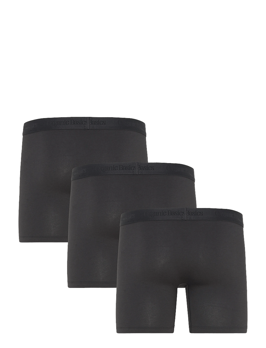 Organic Basics - Core Boxer Briefs 3-Pack - boxer briefs - black / black / black - 2