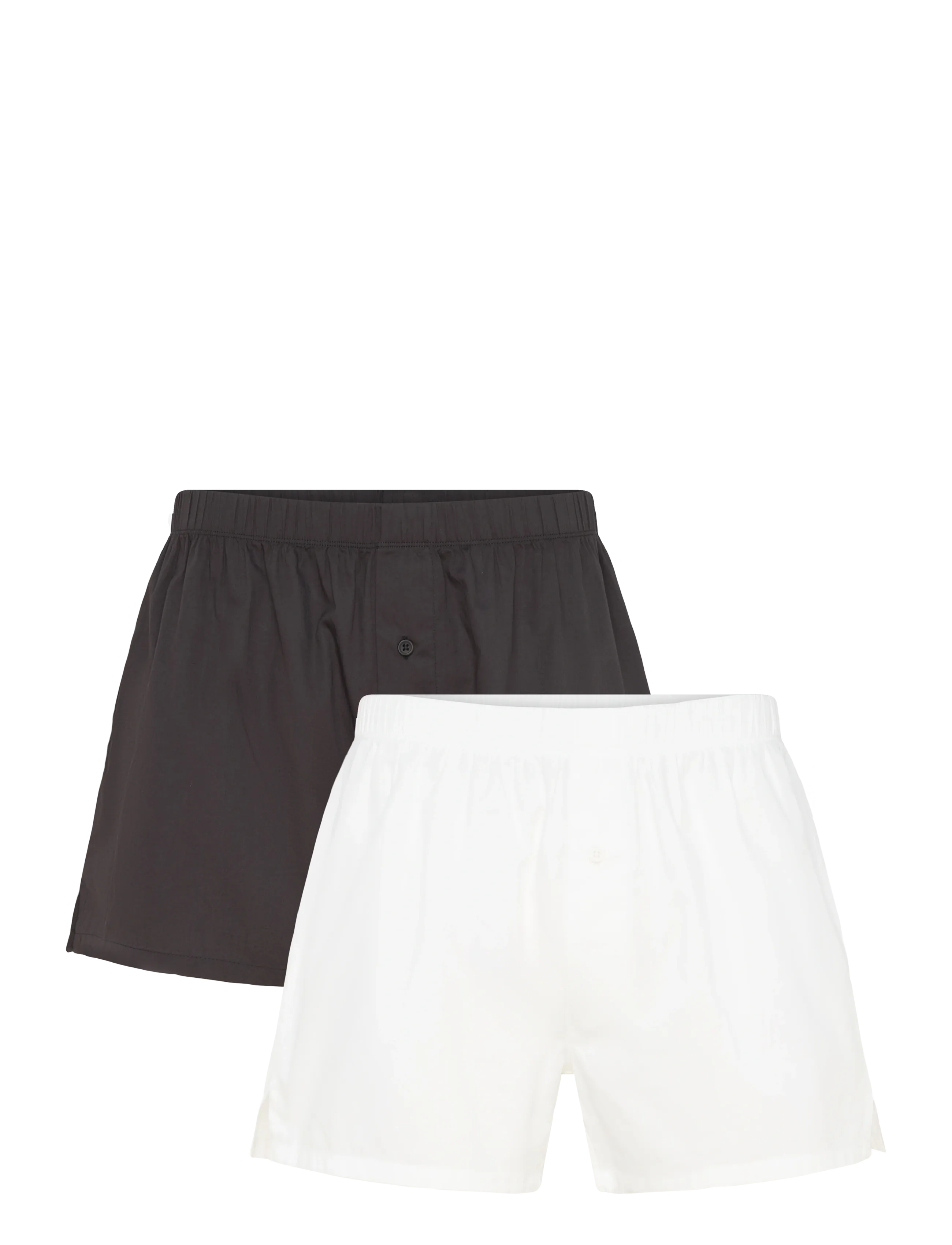 Organic Basics Core Icon Boxer Shorts 2-pack - E-smaspäev - BLACK / WHITE / multi