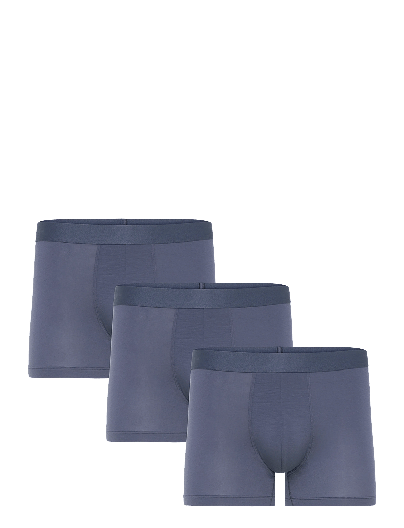 Organic Basics - Premium Trunks 3-pack - boxershorts - midnight blue / midnight blue / midnight blue - 1