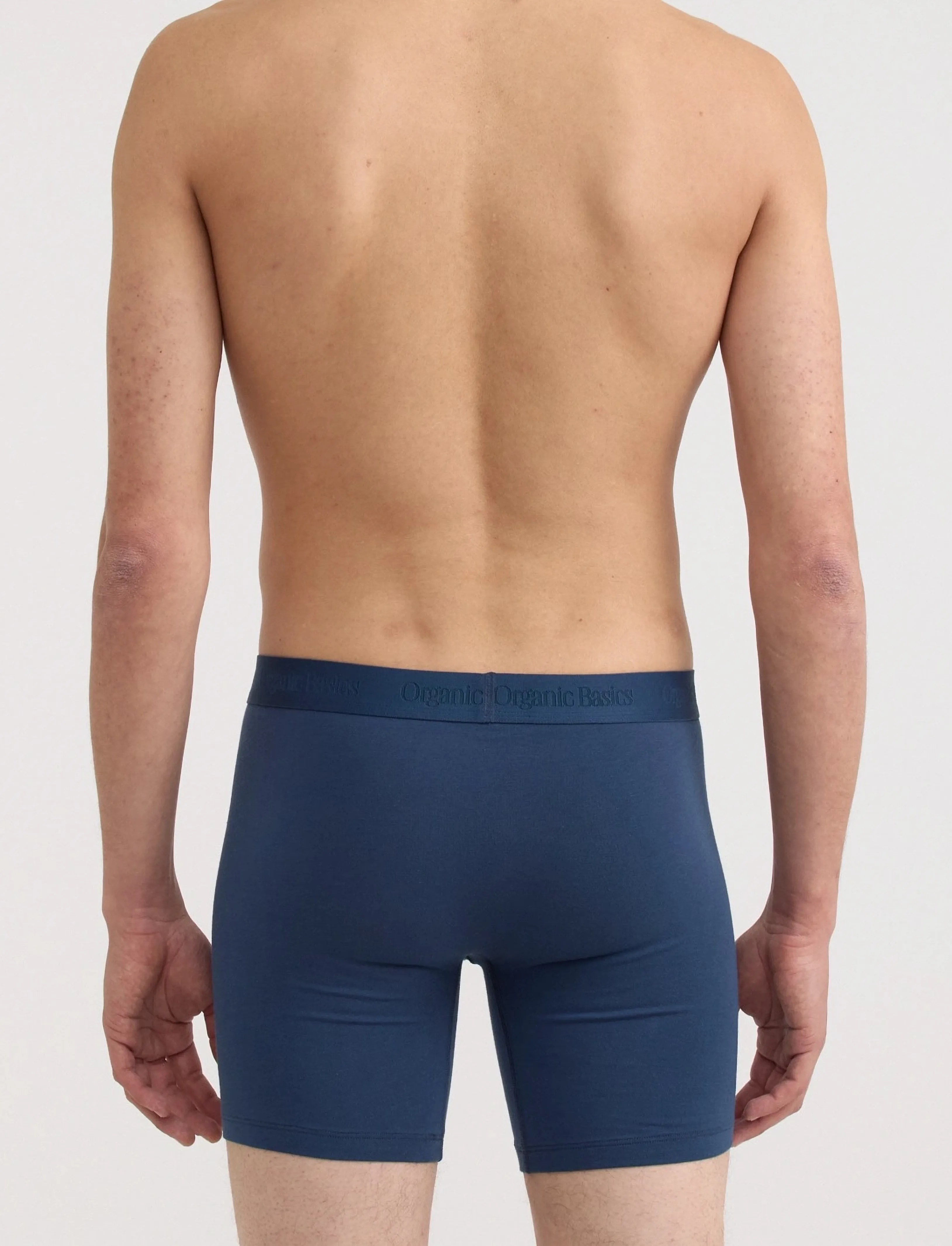 Organic Basics - Premium Trunks 3-pack - boxershorts - midnight blue / midnight blue / midnight blue - 2