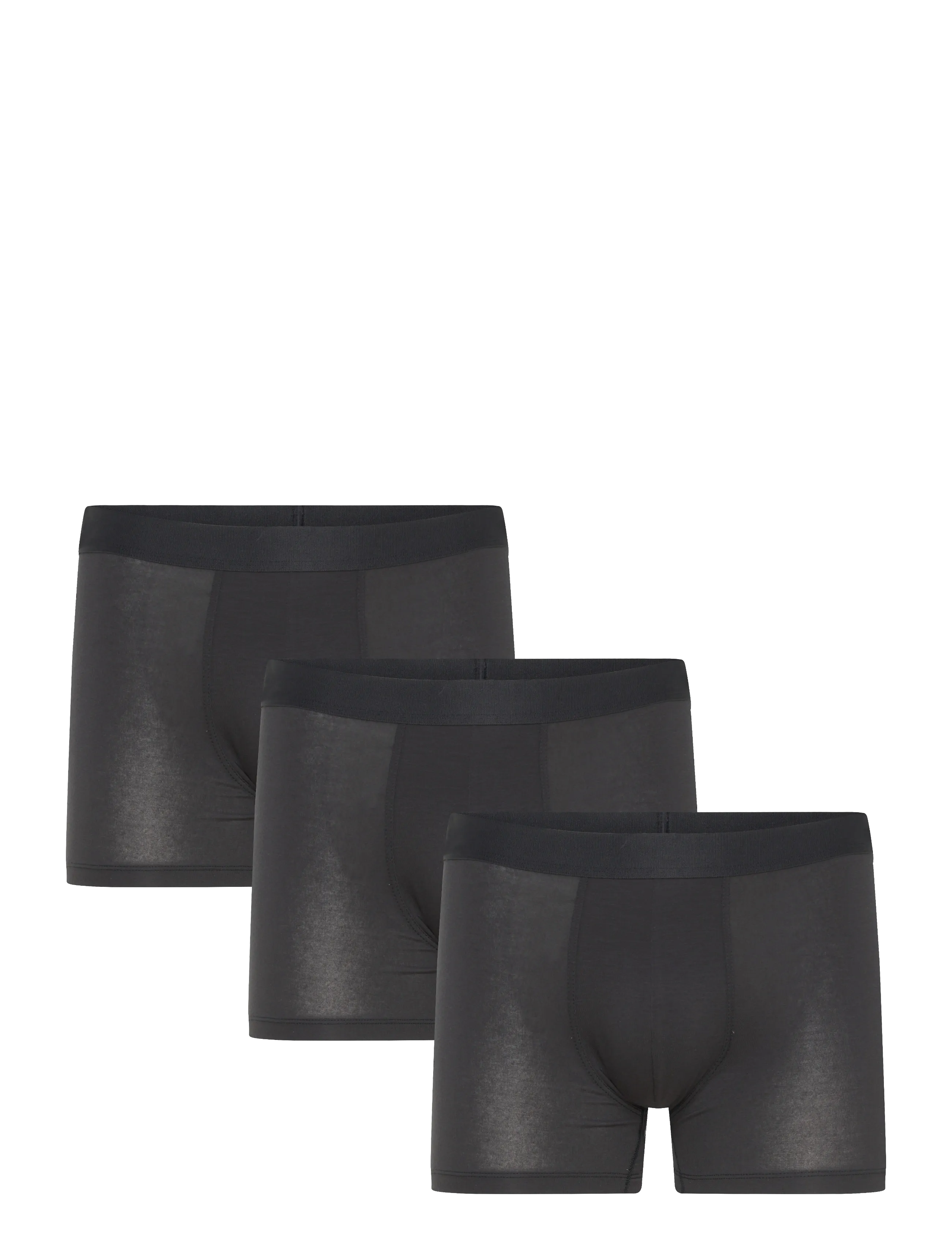 Organic Basics Premium Trunks 3-pack - Organic Basics - BLACK / BLACK / BLACK / black