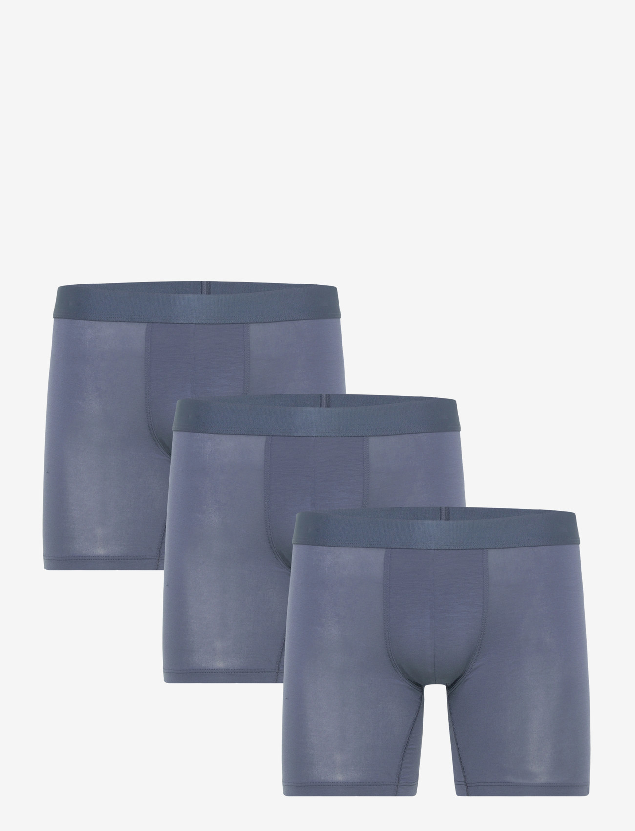 Organic Basics - Premium Boxer Briefs 3-pack - bokseriai - midnight blue / midnight blue / midnight blue - 1