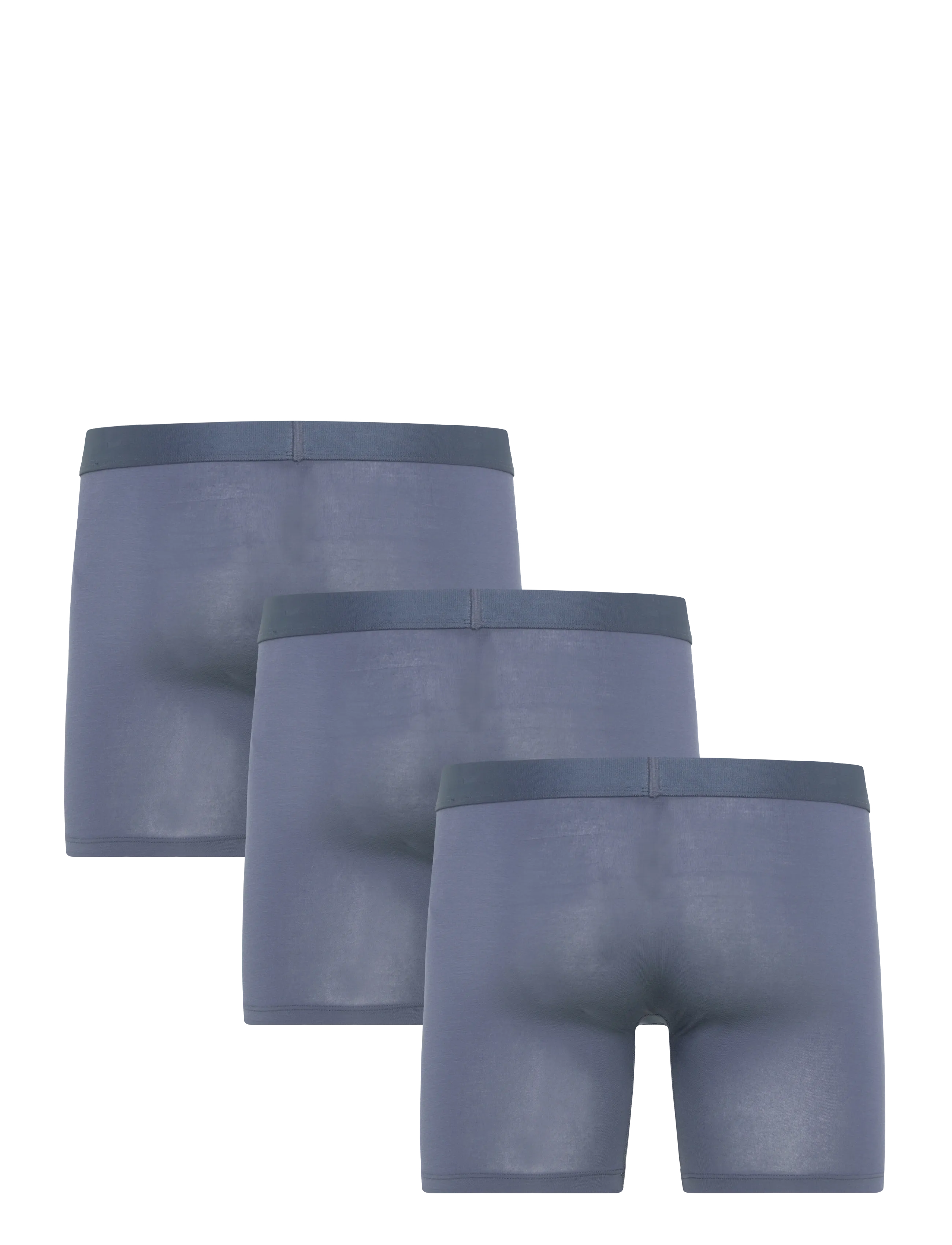 Organic Basics - Premium Boxer Briefs 3-pack - boxershorts - midnight blue / midnight blue / midnight blue - 3
