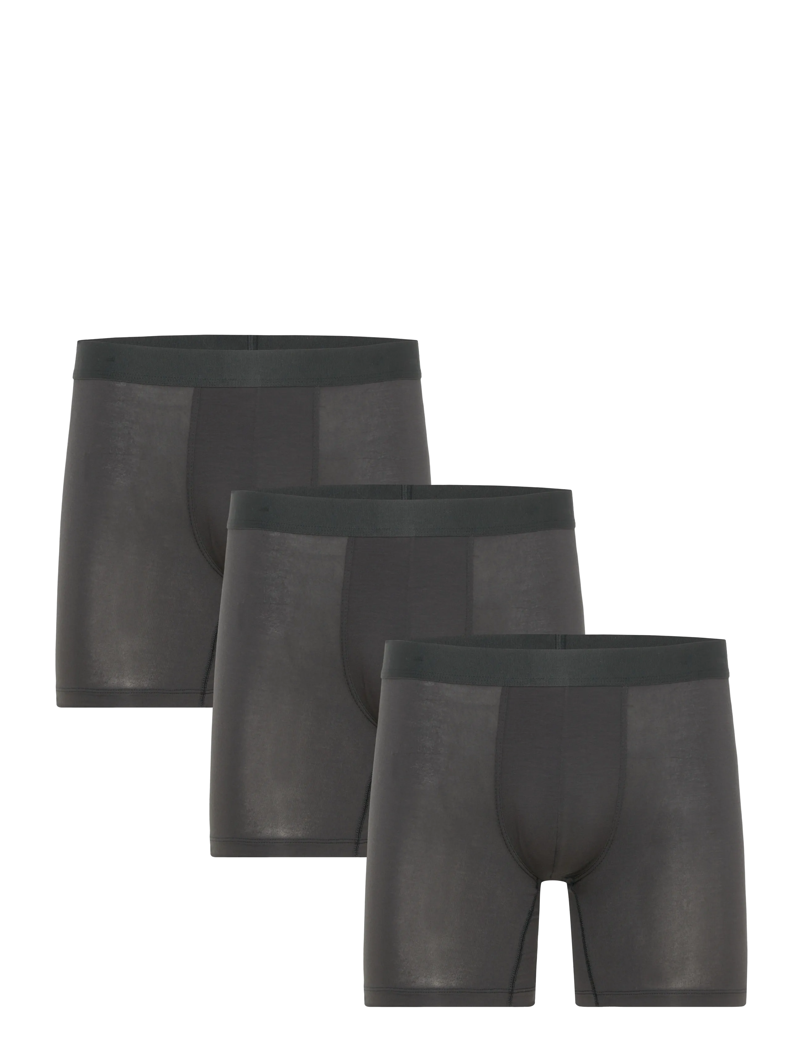 Organic Basics Premium Boxer Briefs 3-pack - Bielizna - BLACK / BLACK / BLACK / black