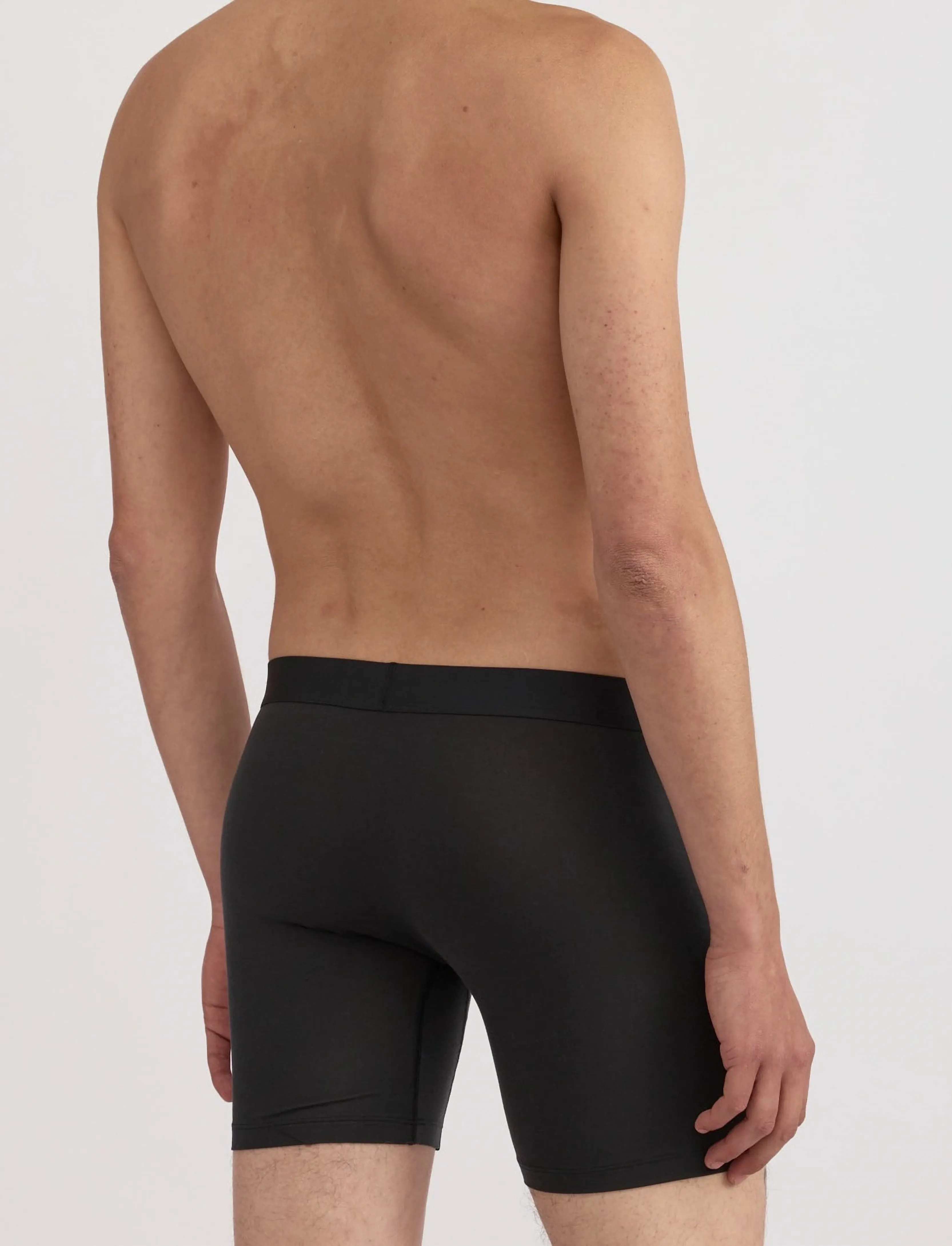 Organic Basics - Premium Boxer Briefs 3-pack - boxershorts - black / black / black - 2