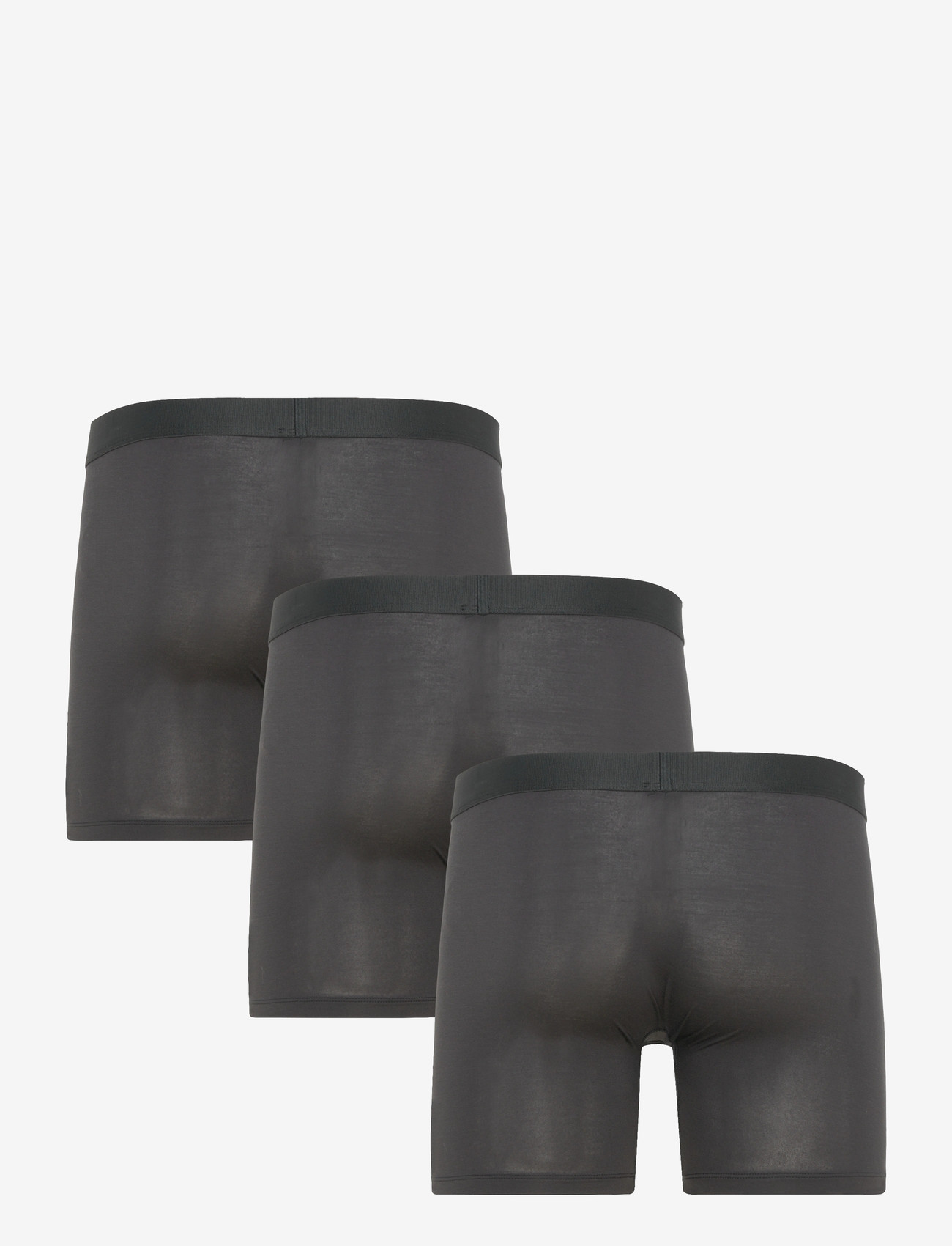 Organic Basics - Premium Boxer Briefs 3-pack - boxershorts - black / black / black - 4