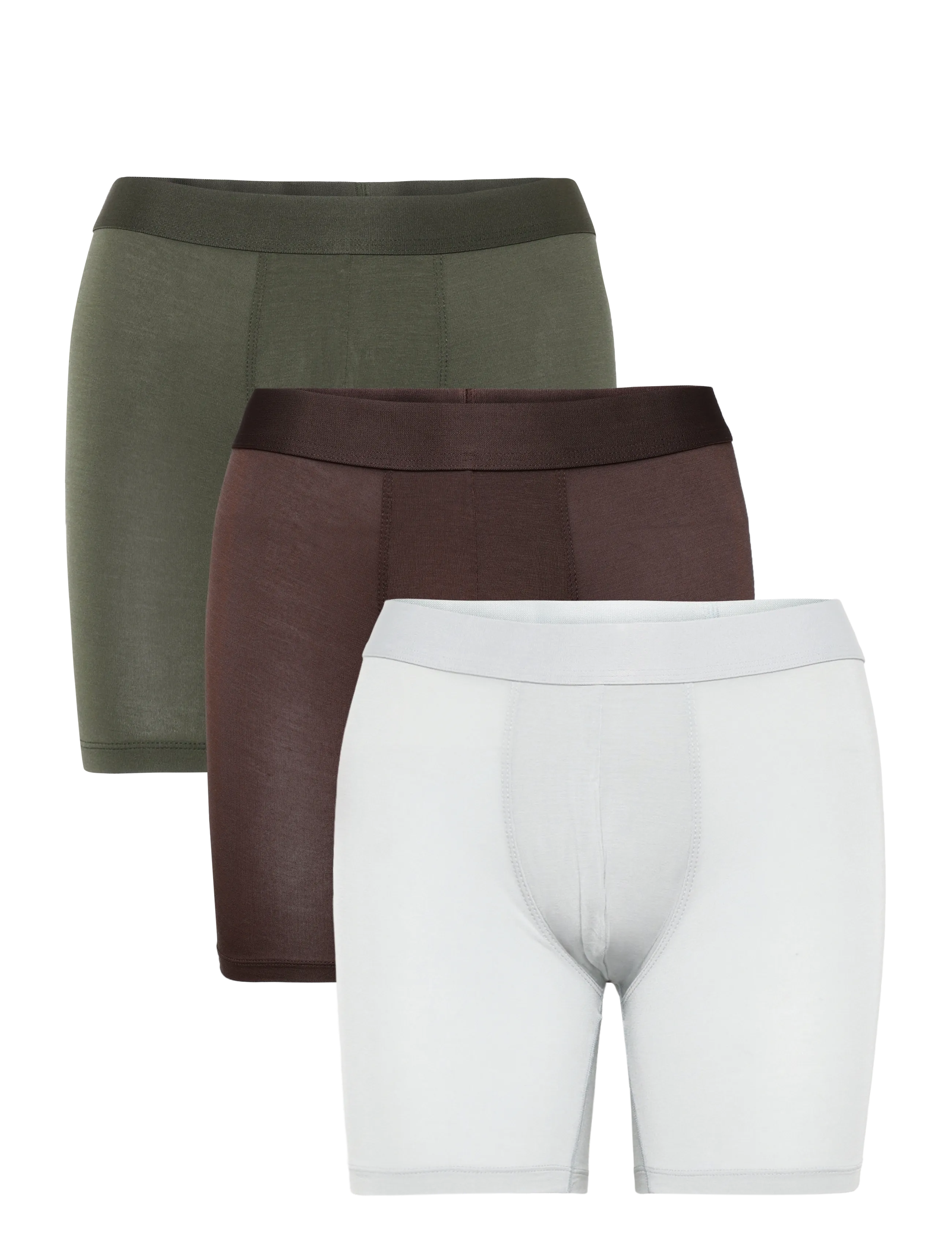 Organic Basics Premium Boxer Briefs 3-pack - Aluspüksid - GRUNGE / HAZY / TRUFFLE / multi