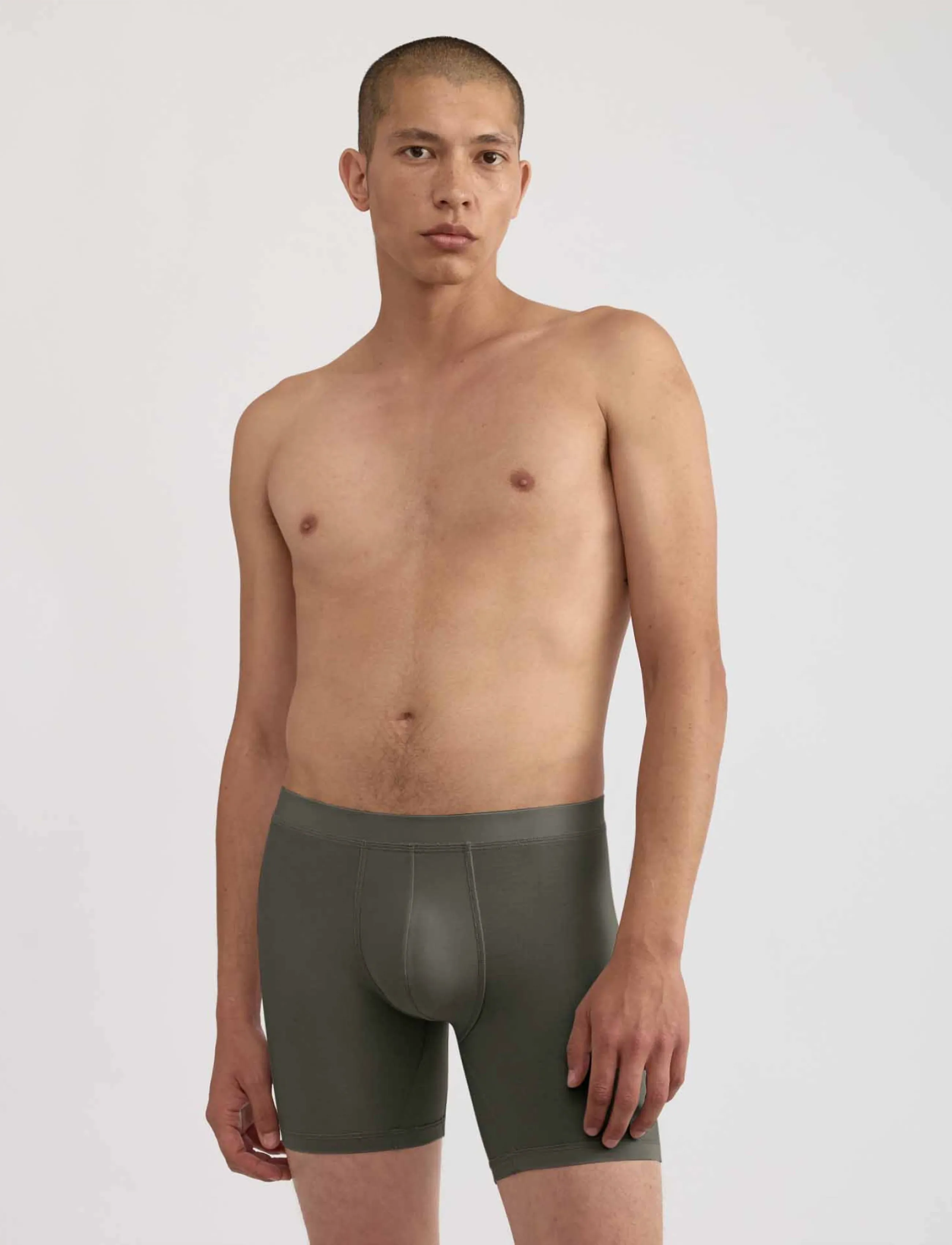 Organic Basics - Premium Boxer Briefs 3-pack - multipakk aluspüksid - grunge / hazy / truffle - 2