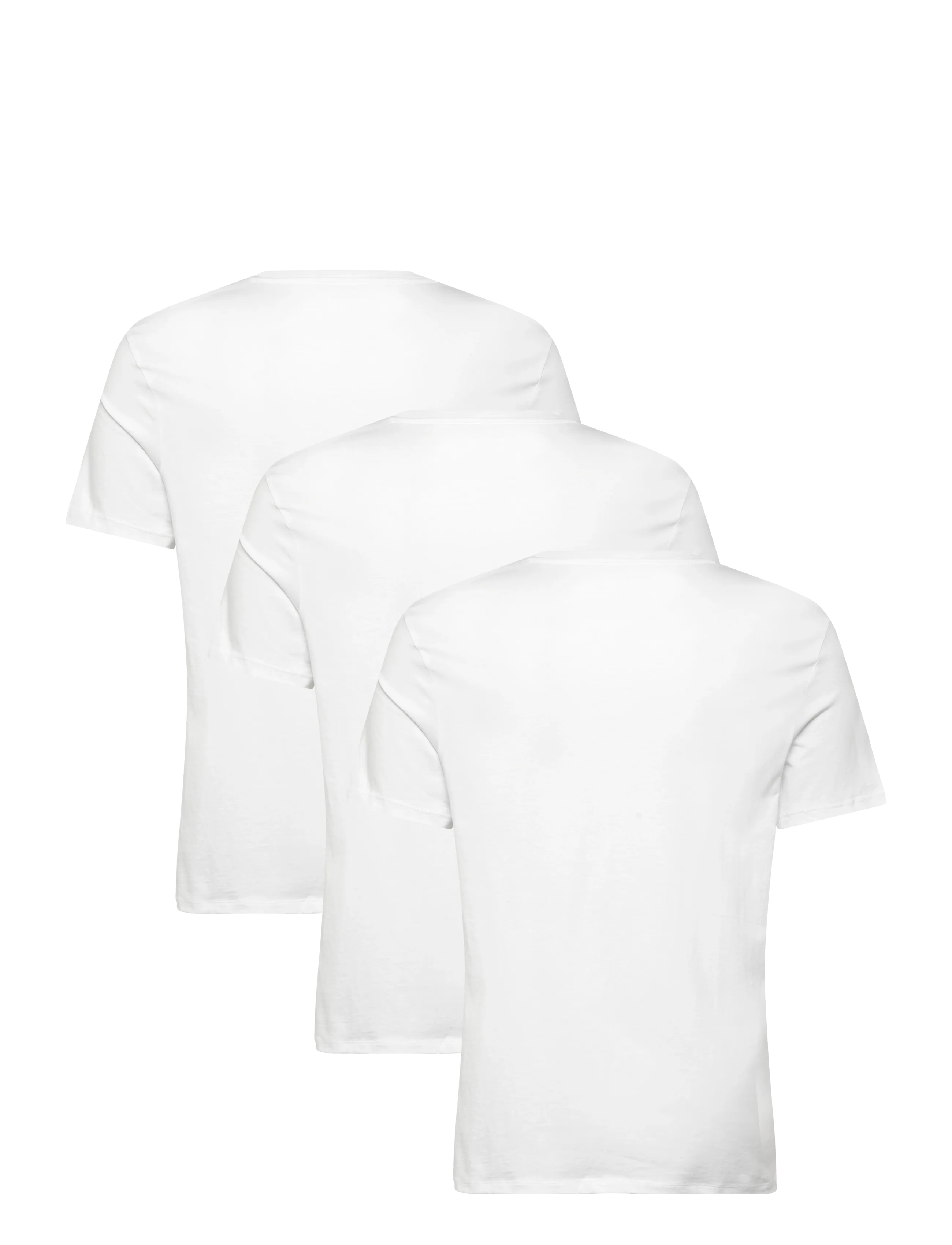 Organic Basics - True Crewneck Tee 3-Pack - t-shirts - white / white / white - 1