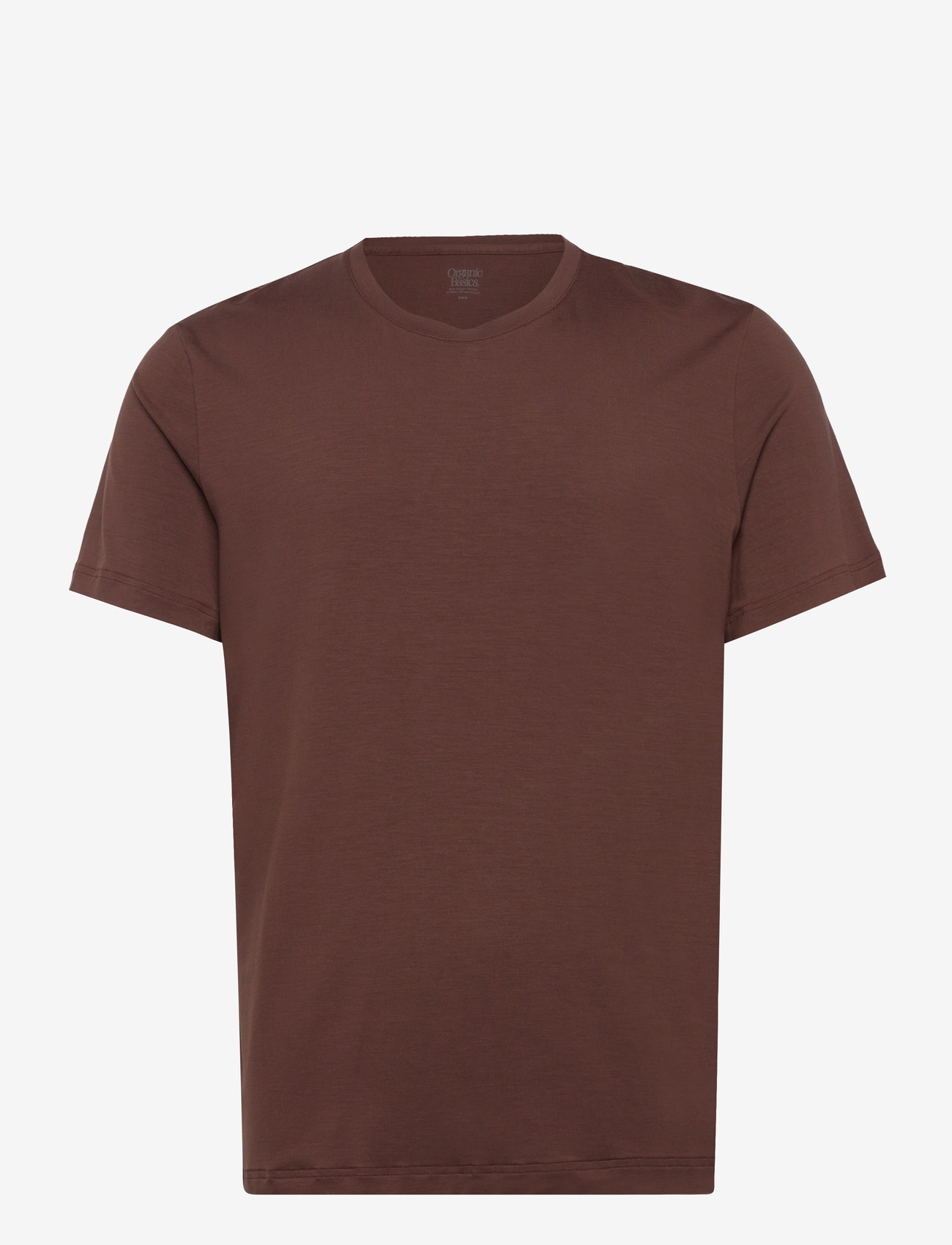 Organic Basics - Soft Touch Tee - sügisesed riided - rich brown - 0
