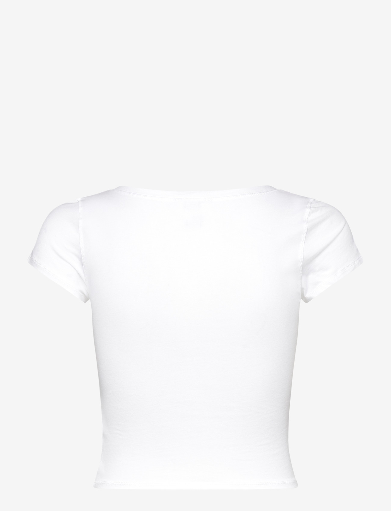 Organic Basics - Core V Baby Tee - najniższe ceny - white - 1