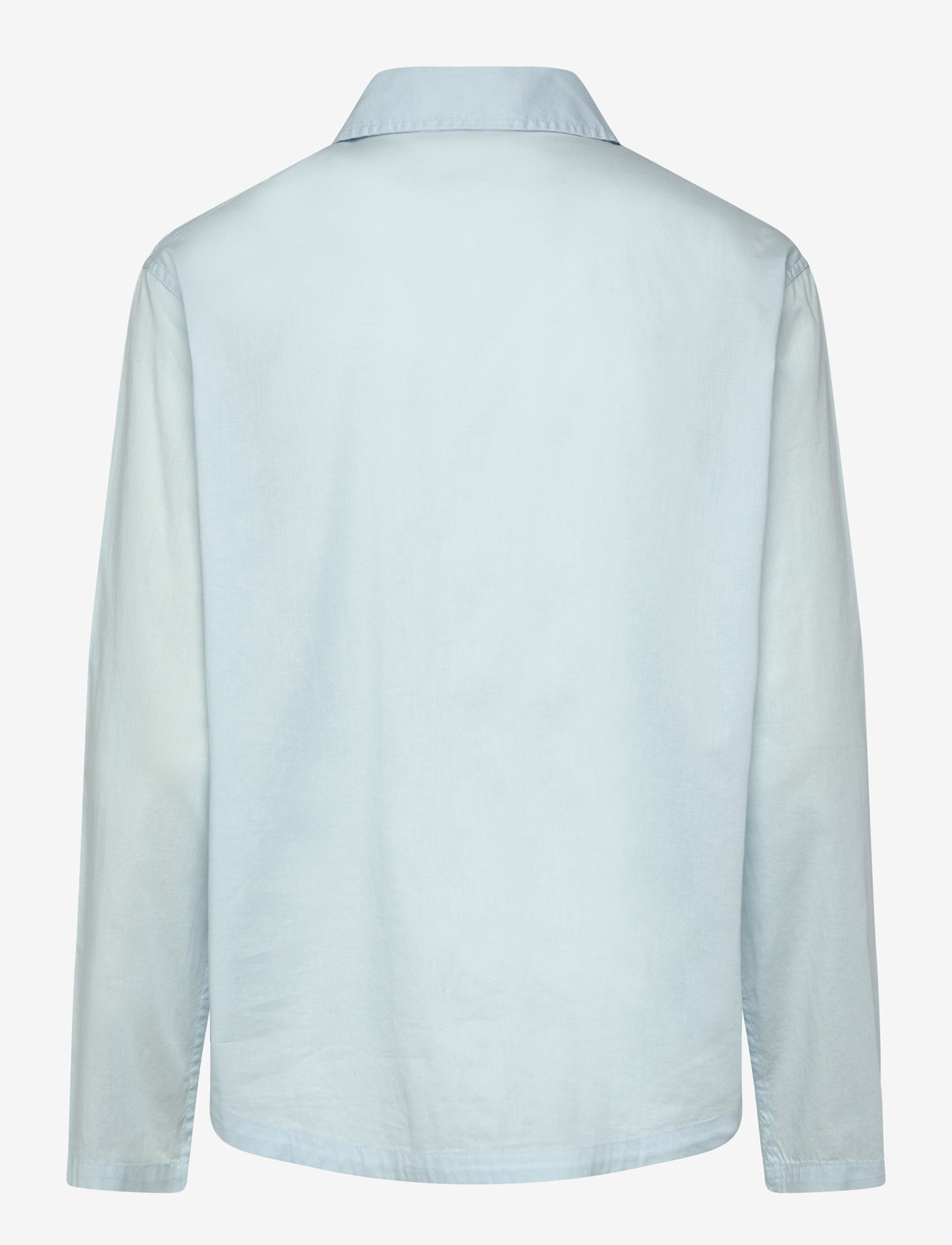 Organic Basics - Core Sleep Poplin Shirt - langärmlige hemden - light blue - 2