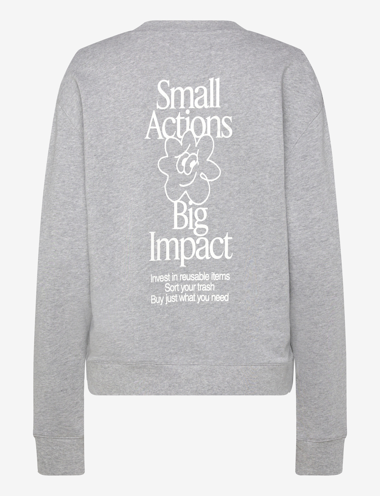 Organic Basics - Merch Sweatshirt - kapuzenpullover - grey melange - 1