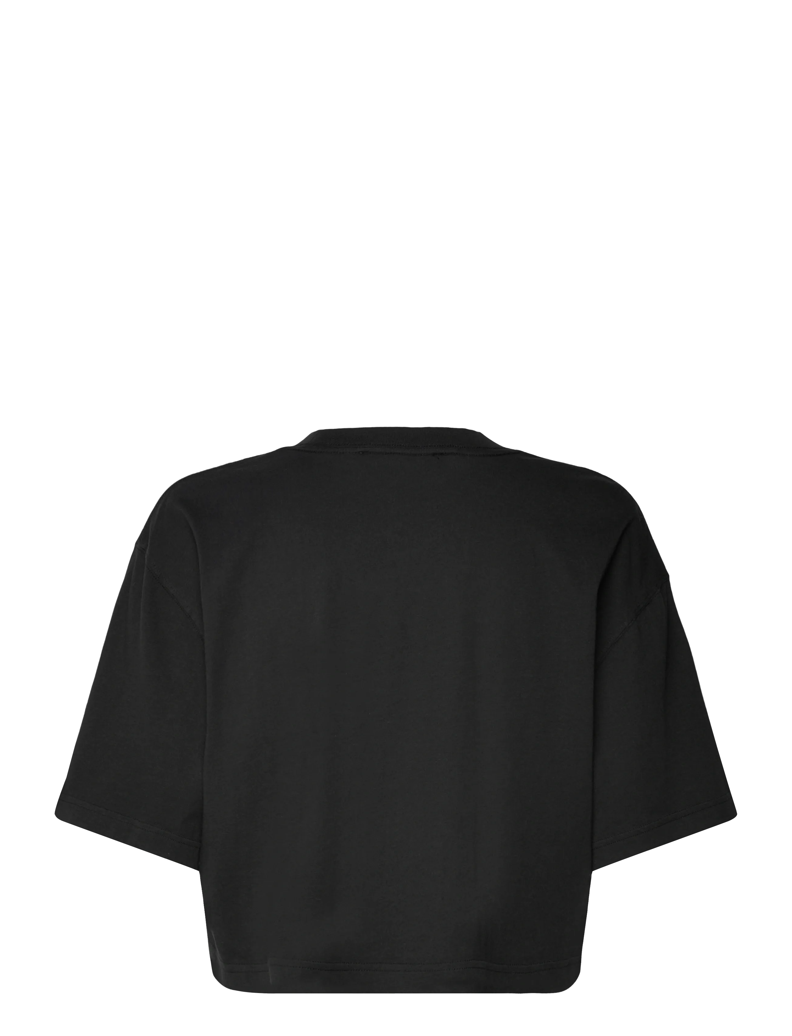 Organic Basics - True Boxy Crop Tee - laveste priser - black - 1