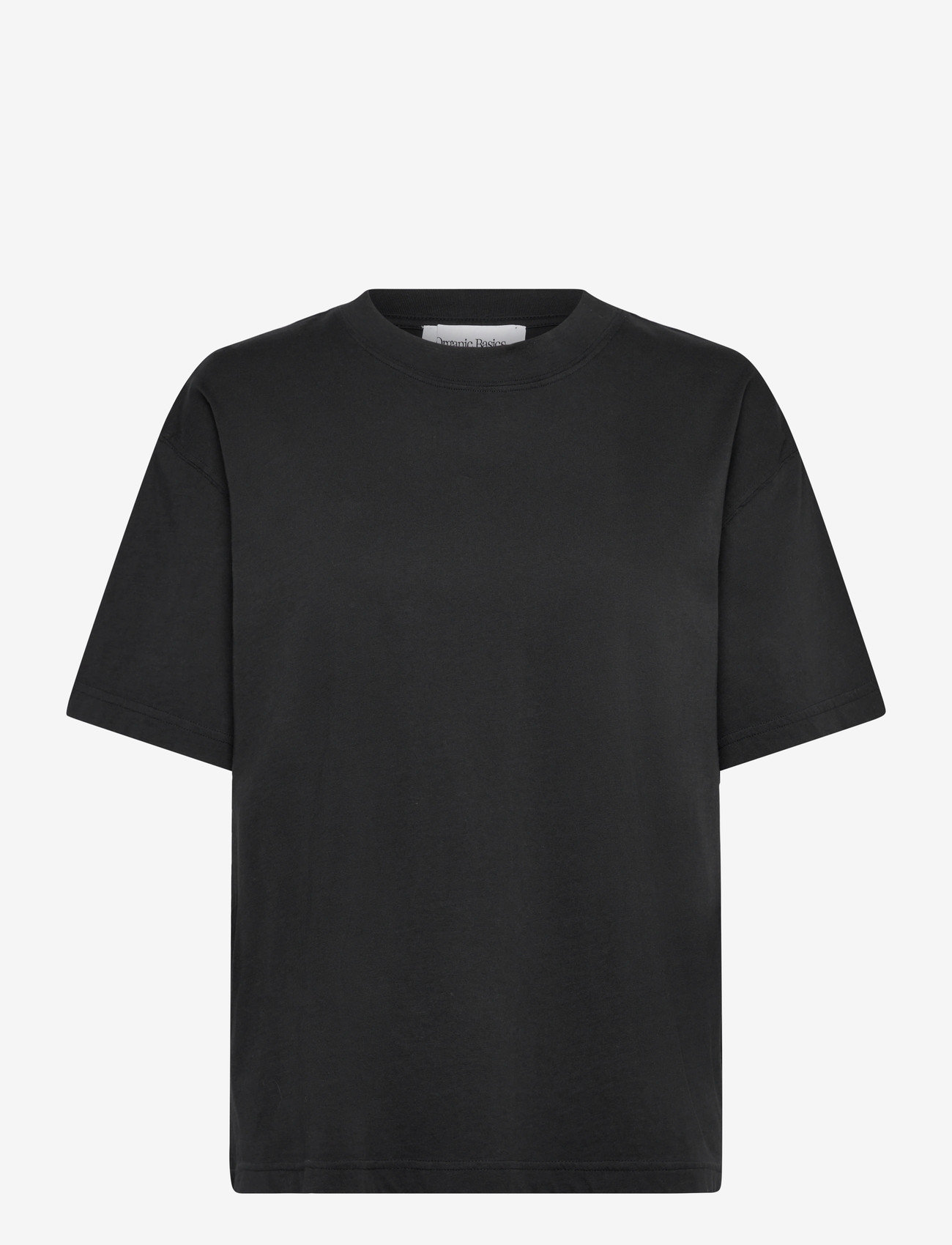 Organic Basics - True Boxy Tee - t-shirts - black - 0