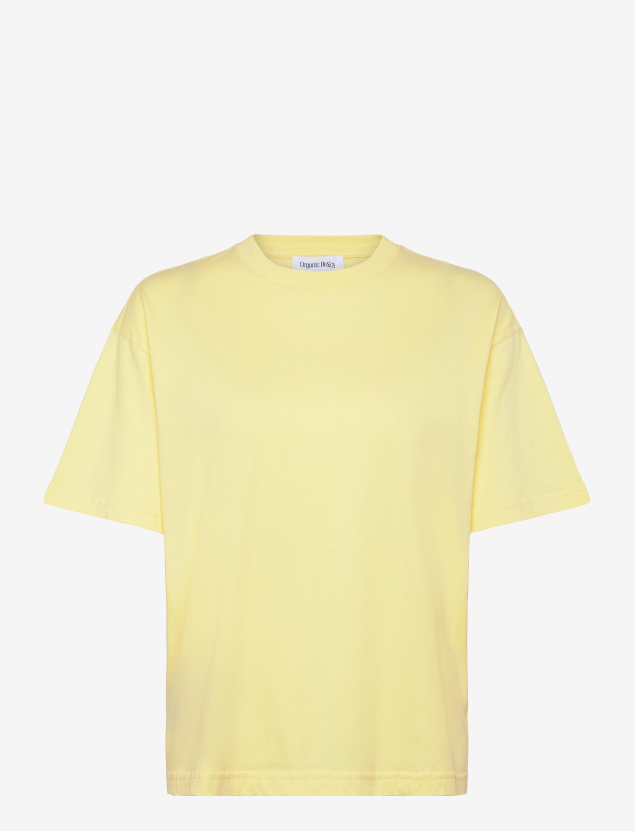 Organic Basics - True Boxy Tee - t-särgid - light lemon - 0