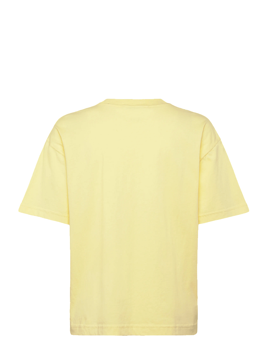 Organic Basics - True Boxy Tee - t-krekli - light lemon - 1