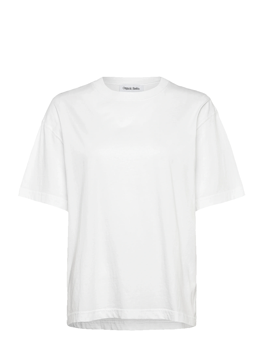 Organic Basics - True Boxy Tee - t-shirts - white - 1