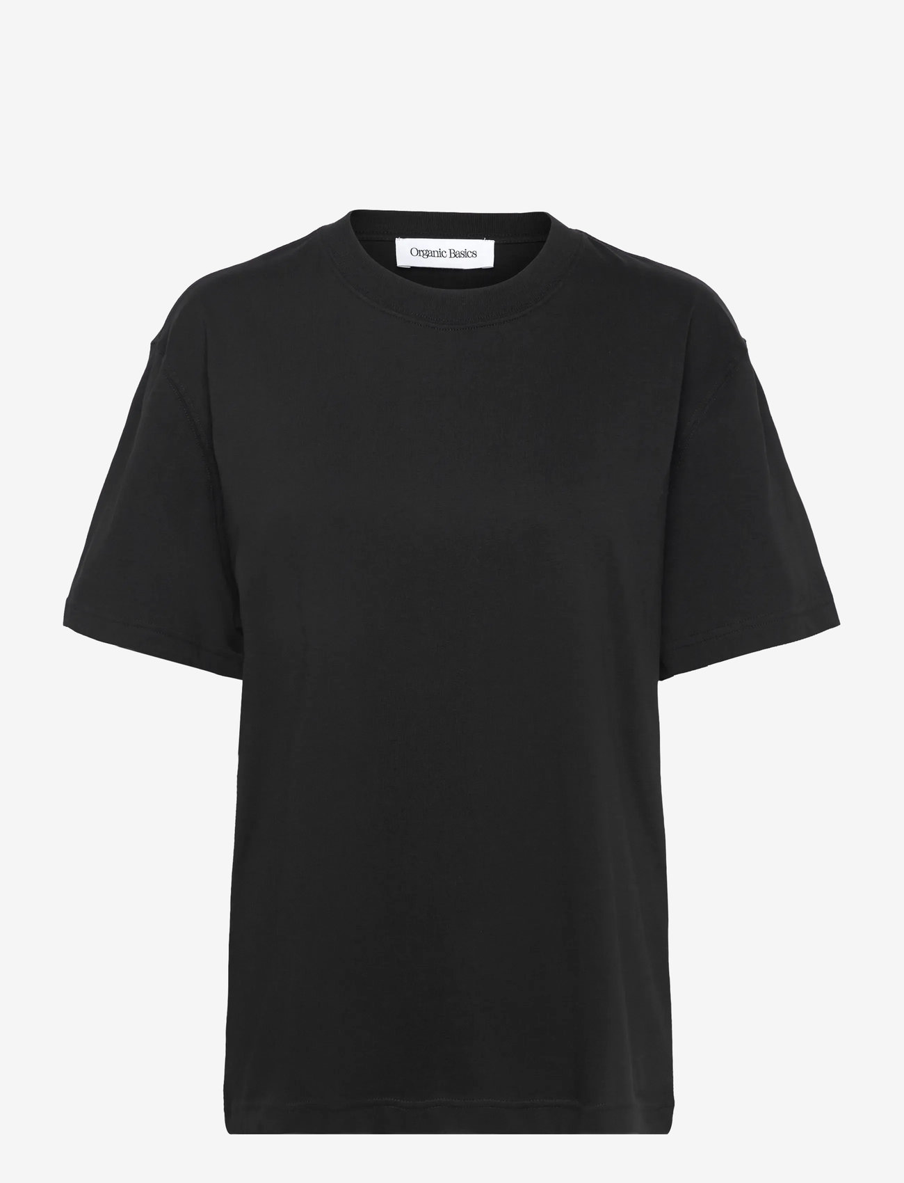Organic Basics - True Heavy Boxy Tee - laveste priser - black - 1