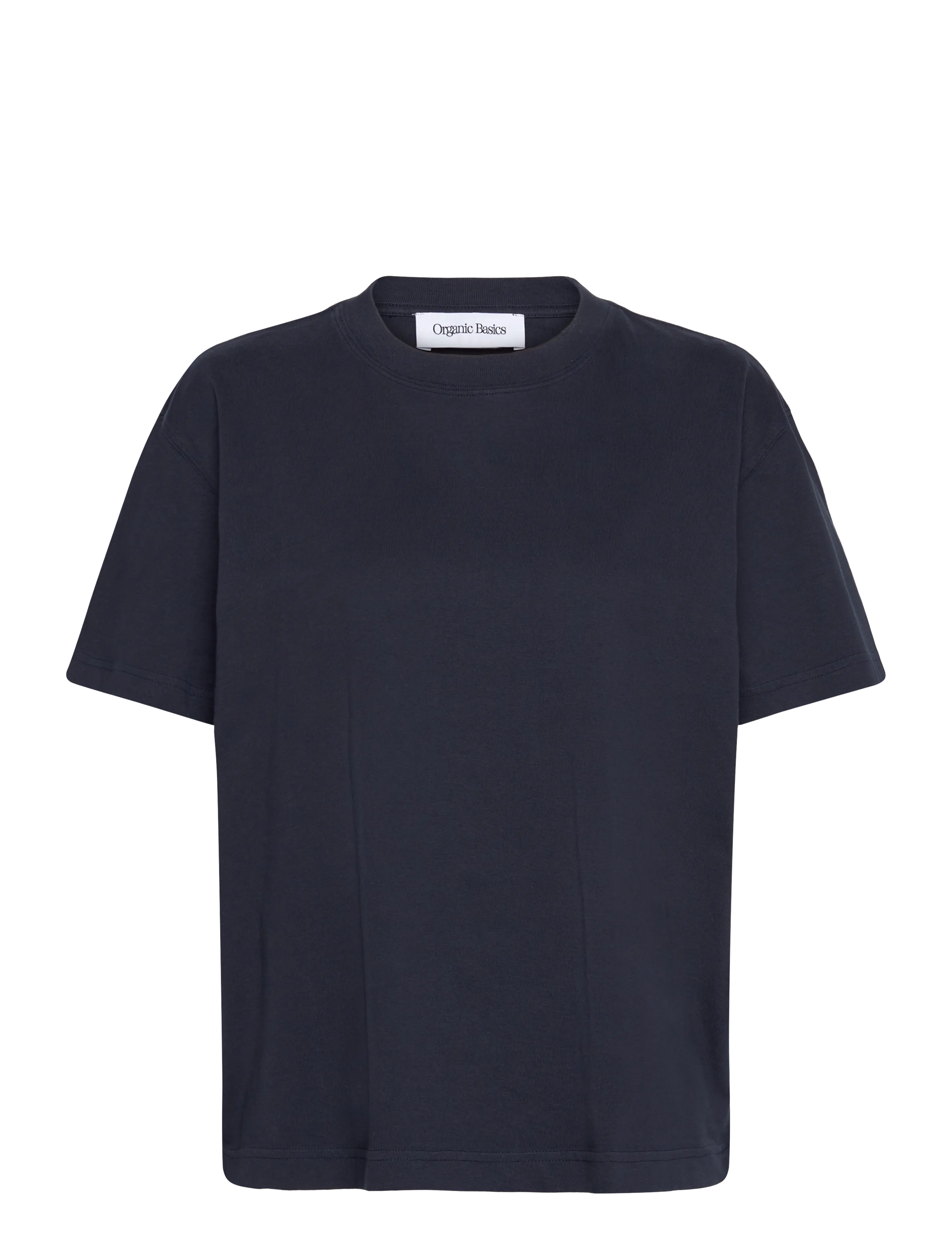 ORGANIC BASICS True Heavy Boxy Tee Navy - XXS - Damen