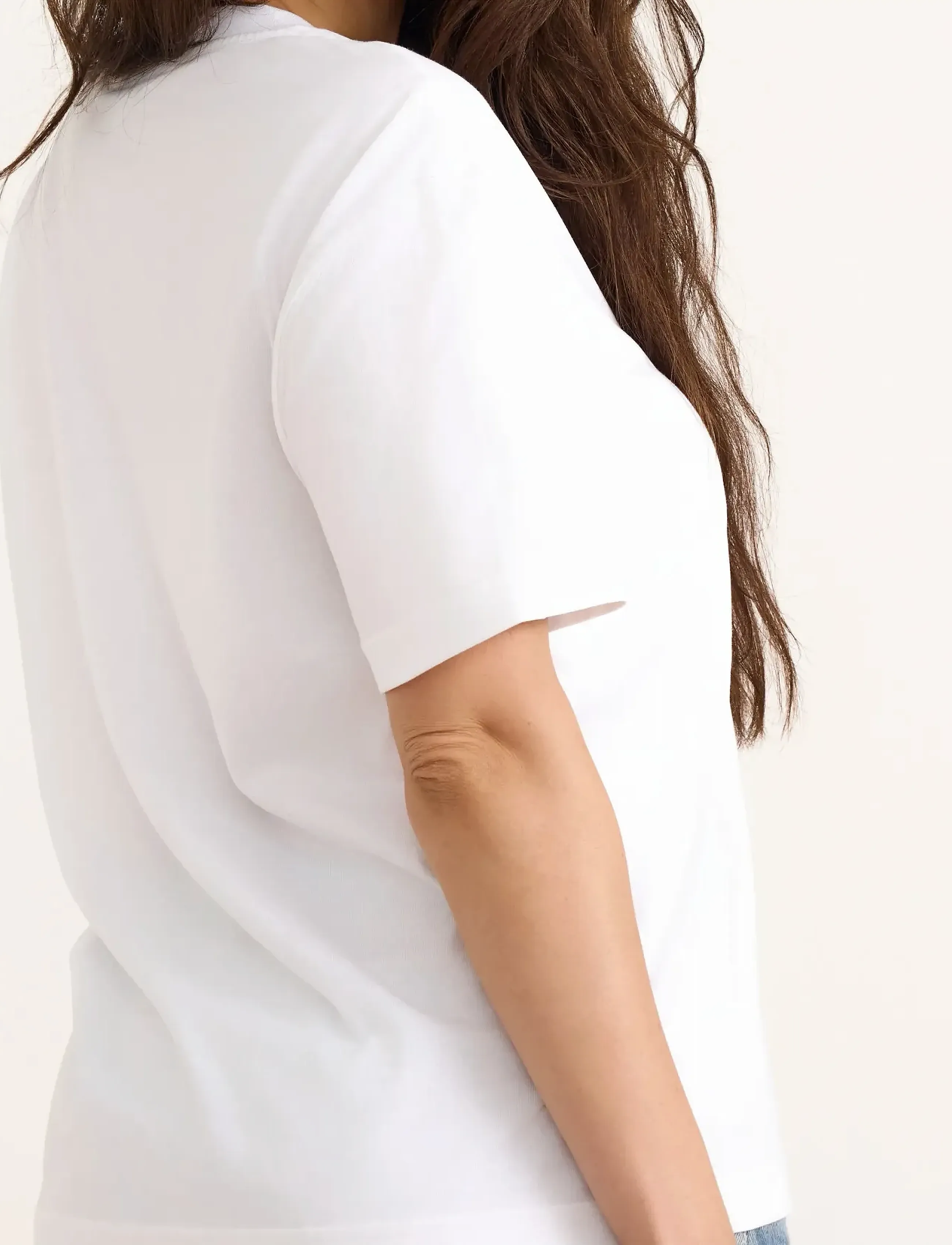 Organic Basics - True Heavy Boxy Tee - laveste priser - white - 4