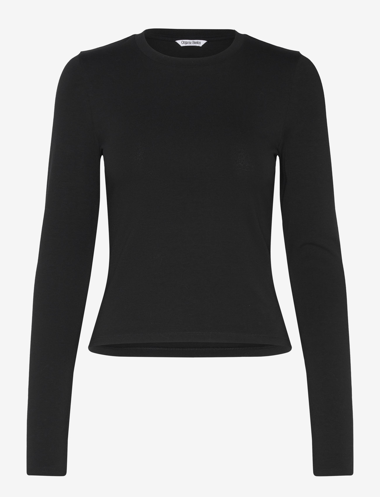 Organic Basics - Everyday Regular Long Sleeve Tee - nattøj & hyggetøj - black - 1