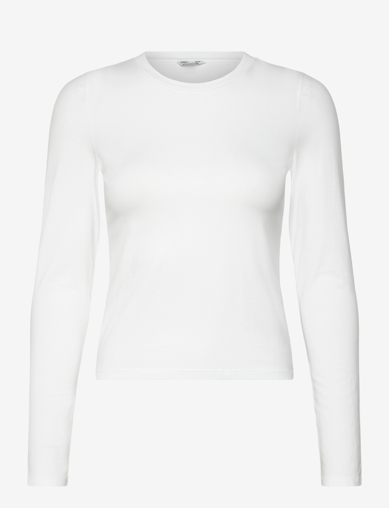 Organic Basics - Everyday Regular Long Sleeve Tee - overdele - white - 0