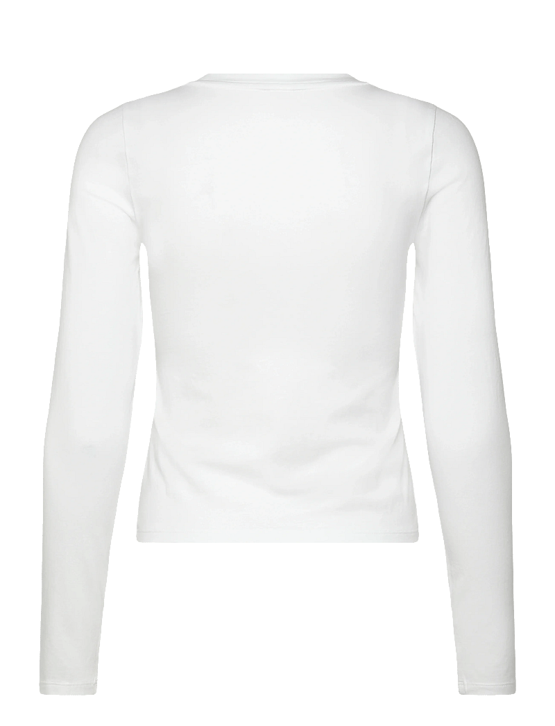 Organic Basics - Everyday Regular Long Sleeve Tee - overdele - white - 1