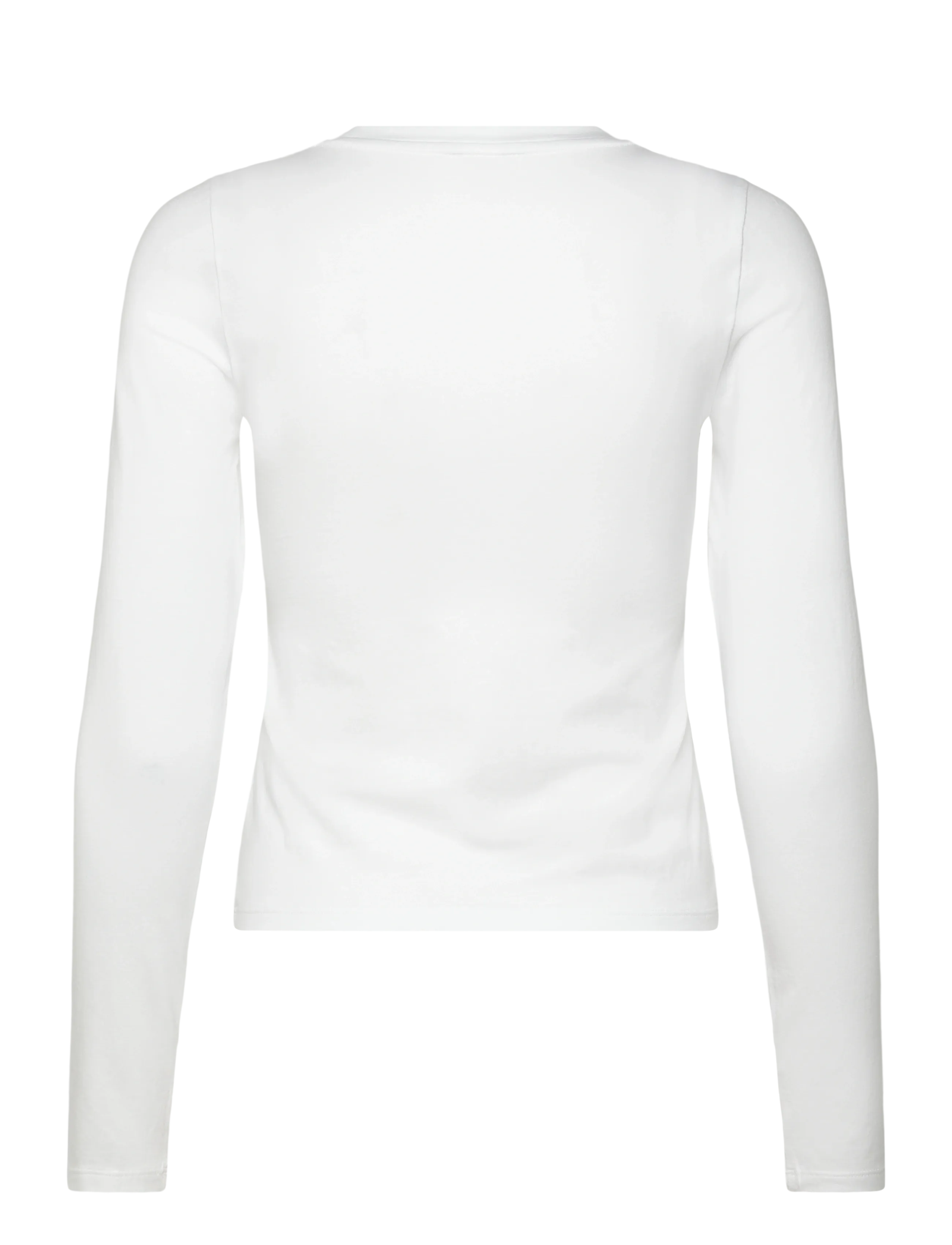 Organic Basics - Everyday Regular Long Sleeve Tee - oberteile - white - 1