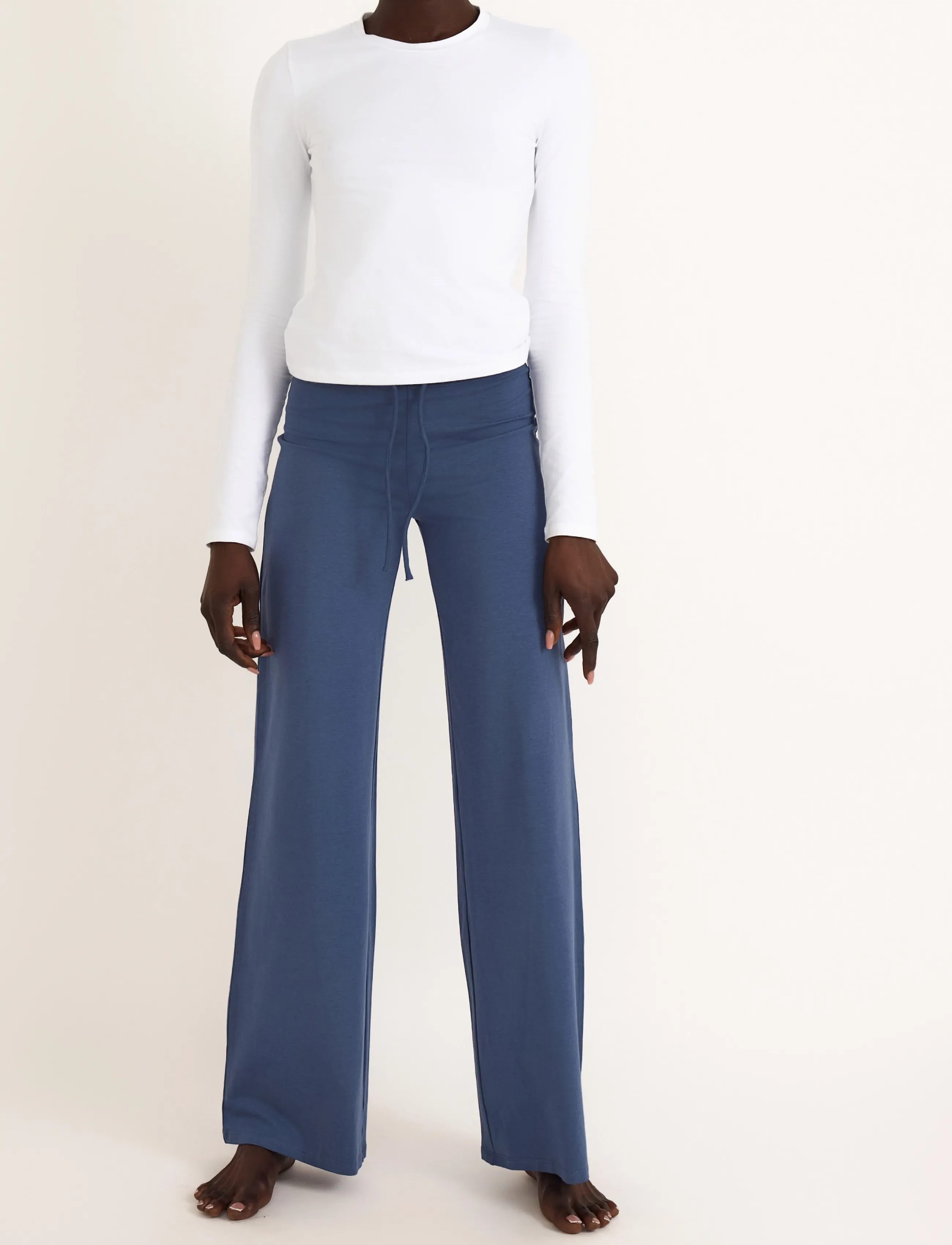 Organic Basics - Everyday Regular Long Sleeve Tee - night & loungewear - white - 3
