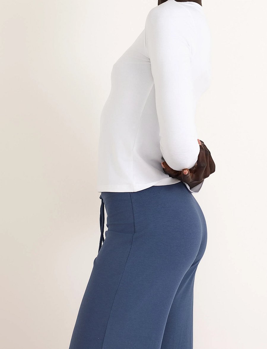 Organic Basics - Everyday Regular Long Sleeve Tee - night & loungewear - white - 4