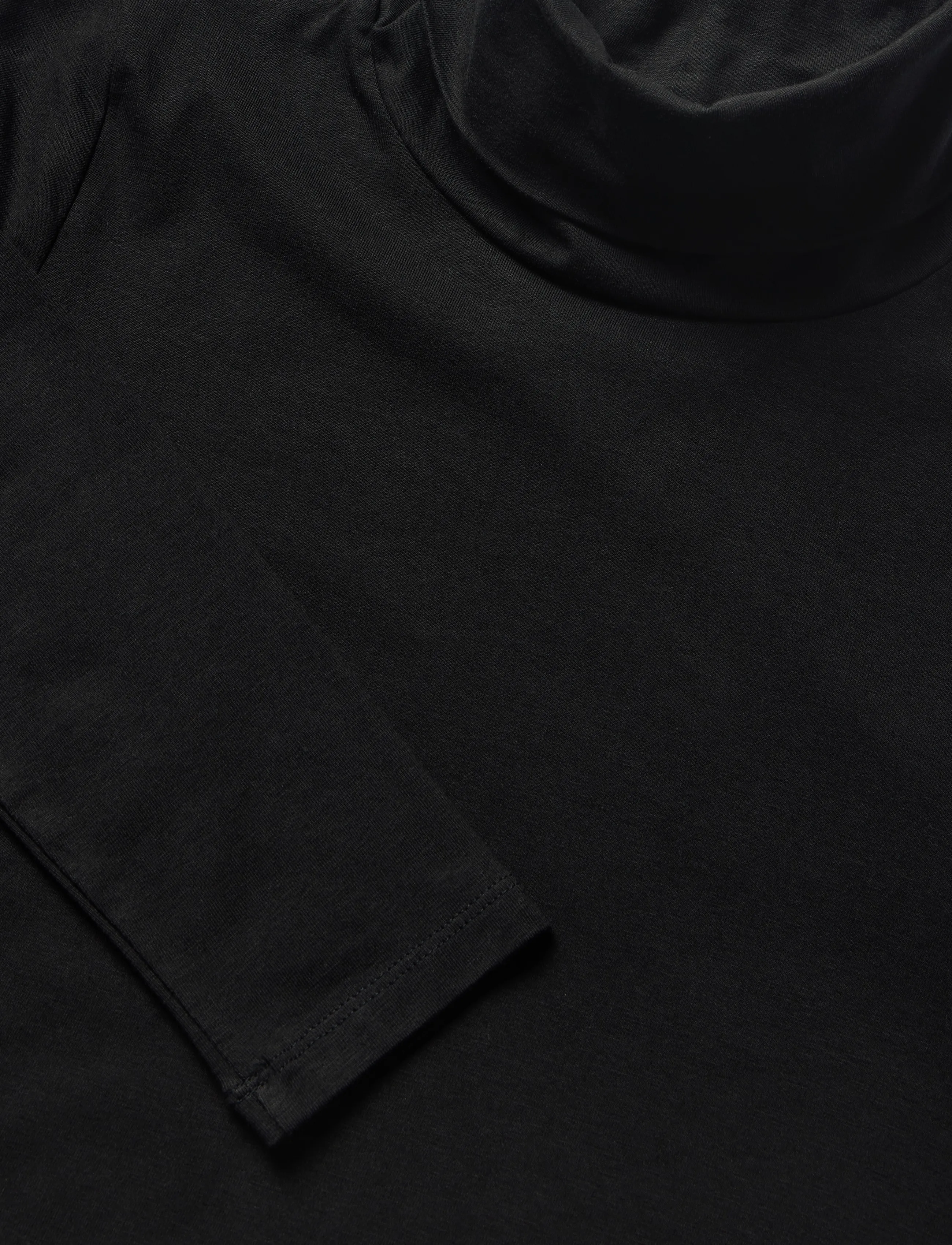 Organic Basics - Everyday Turtleneck - polotröjor - black - 2