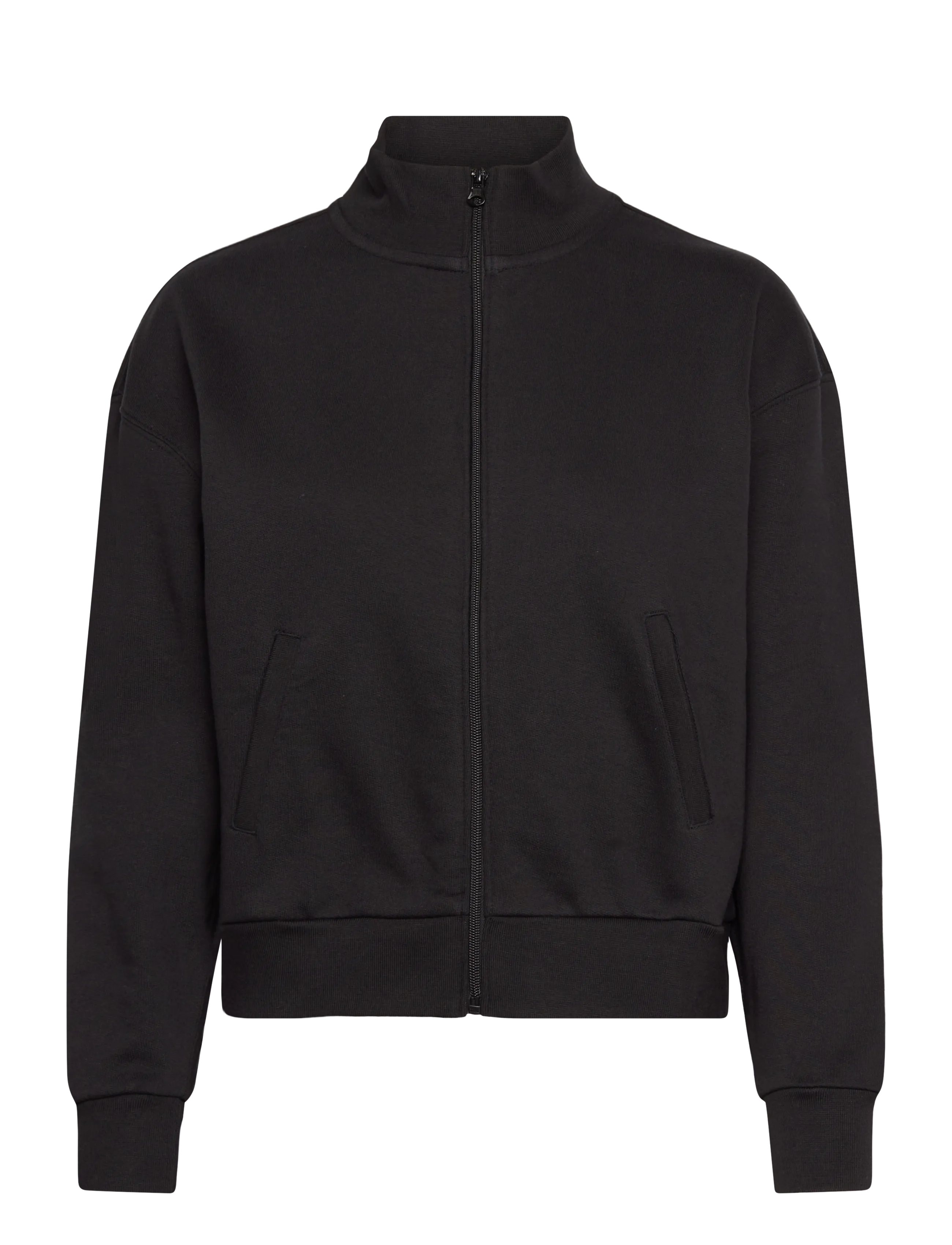ORGANIC BASICS Weekend Track Jacke Schwarz - M - Damen