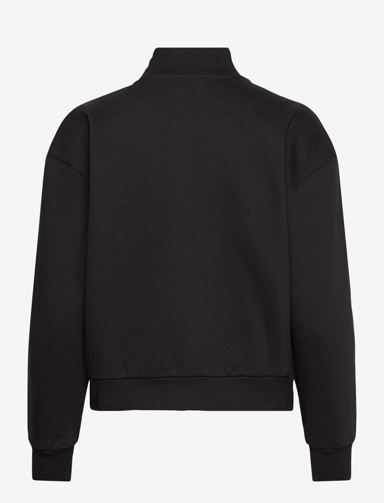 Organic Basics - Weekend Track Jacket - kapuutsiga dressipluusid - black - 1