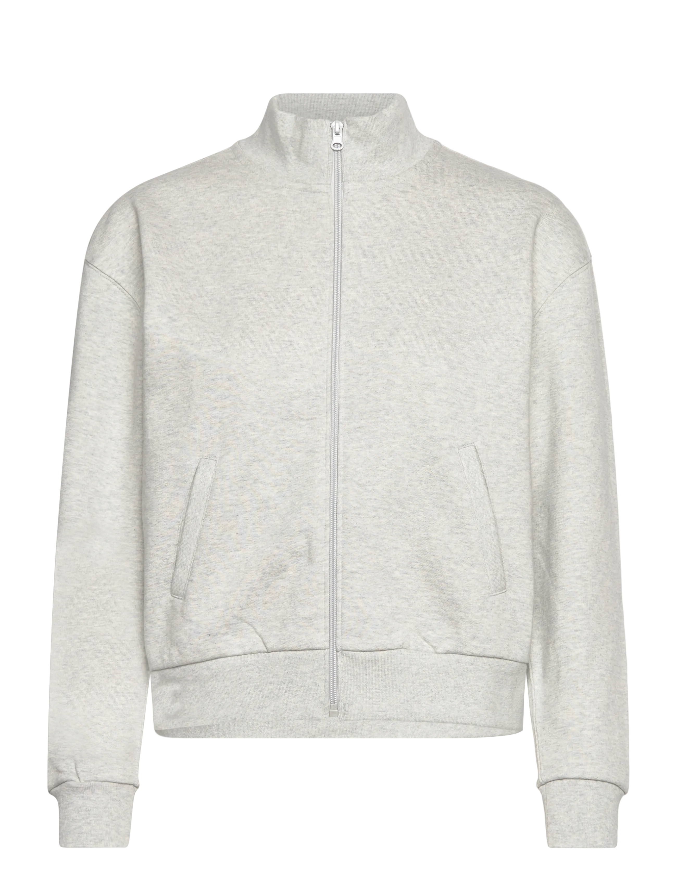 Organic Basics Weekend Track Jacket - Organic Basics - MISTY GREY MELANGE / grey