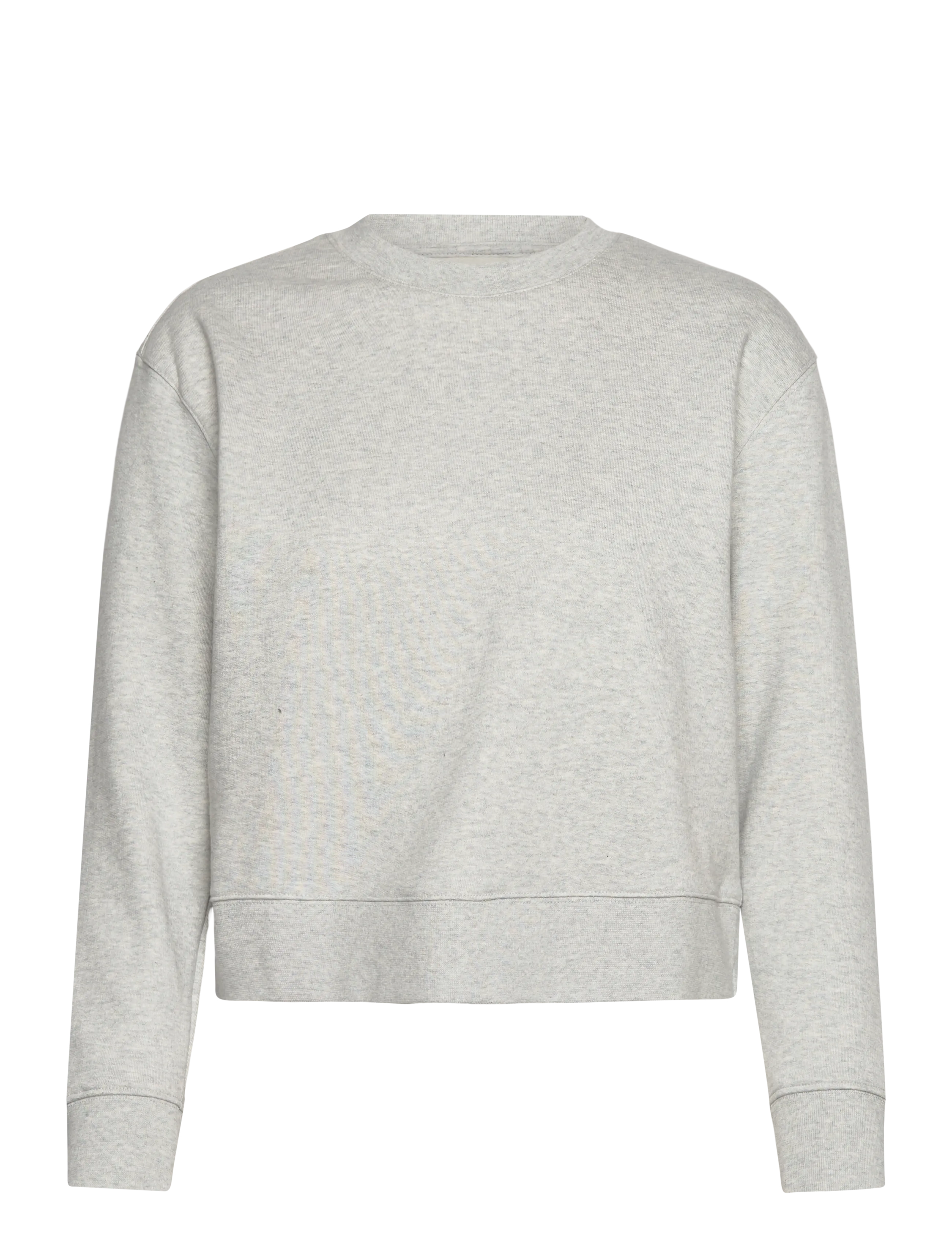 Organic Basics Weekend Crop Crewneck - Organic Basics - MISTY GREY MELANGE / grey