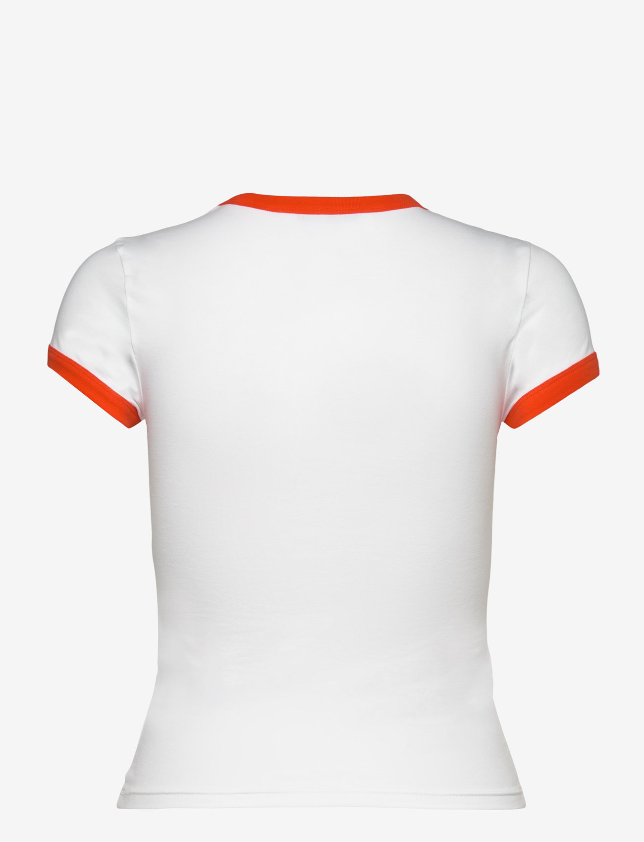 Organic Basics - Core Play Baby Ringer Tee - white / vibrant red - 2