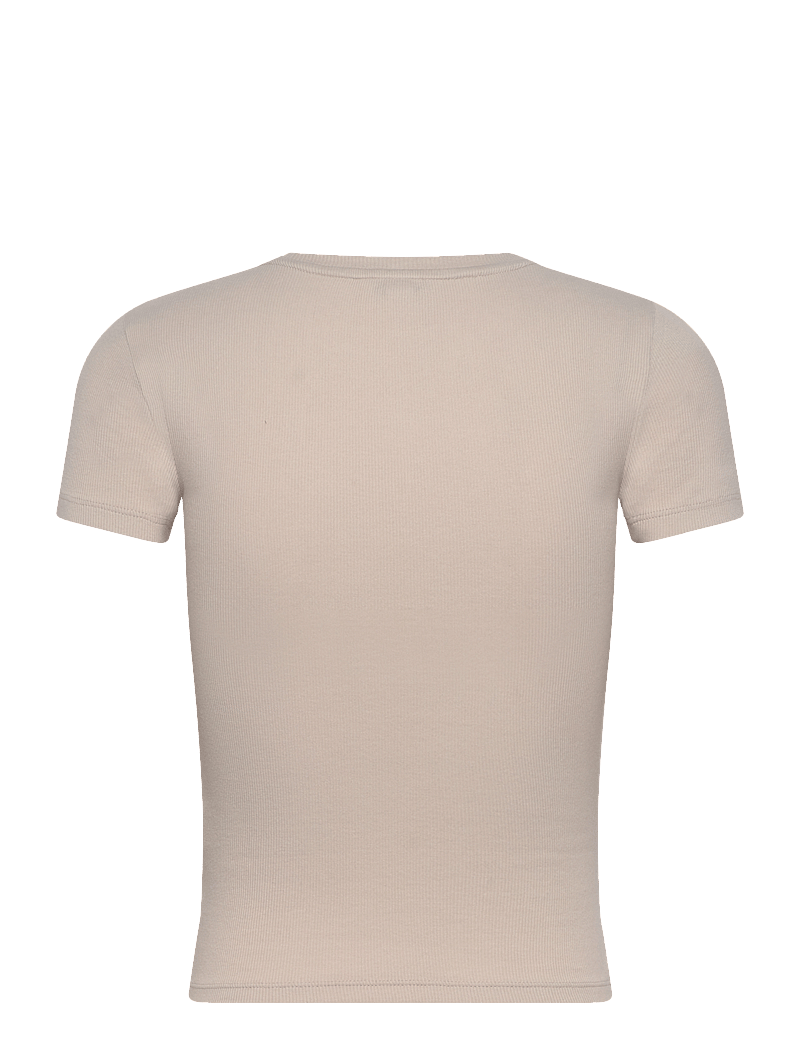 Organic Basics - Core Rib Tee - t-shirts - sandstone - 2