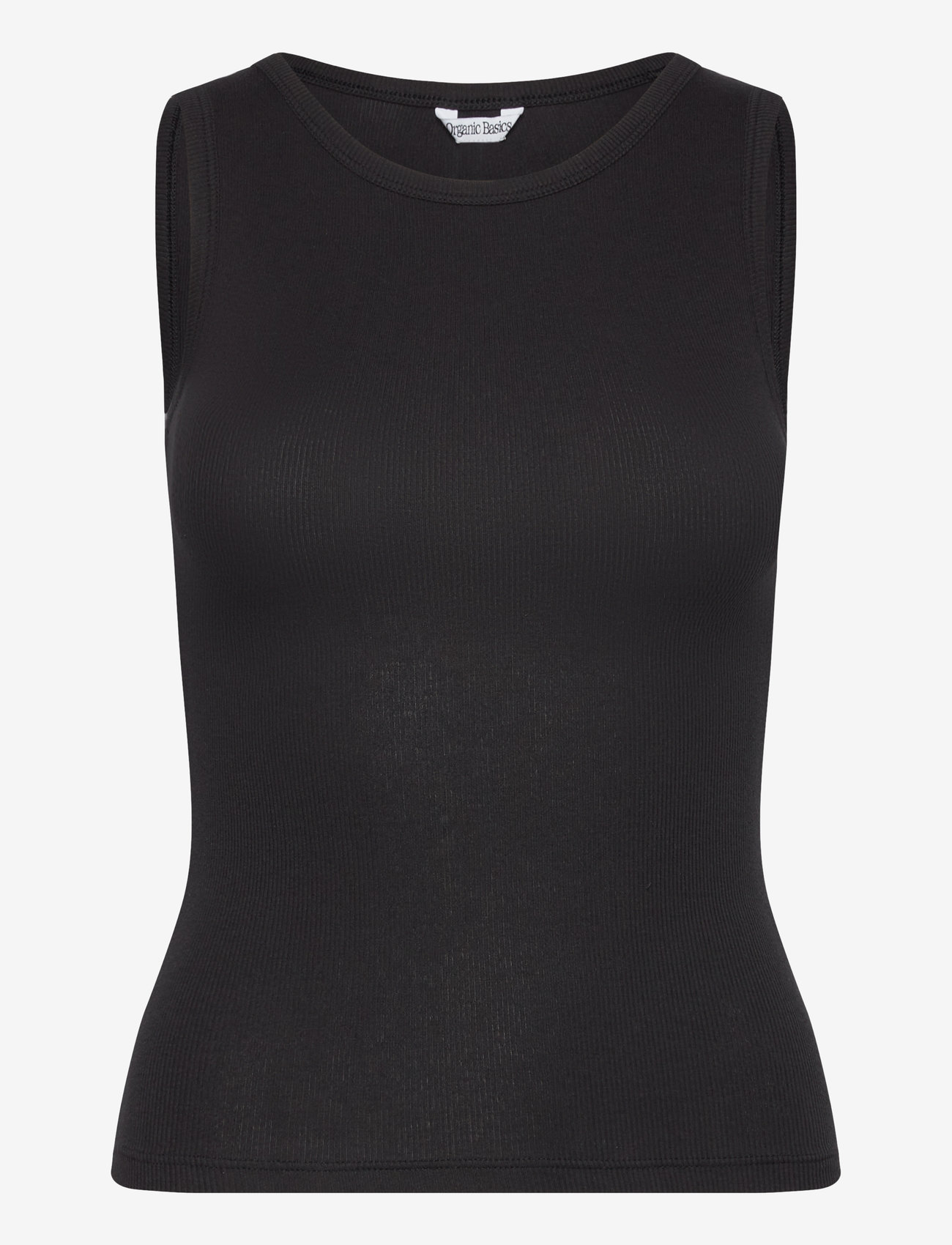 Organic Basics - Core Rib Tank Top - topy bez rękawów - black - 1