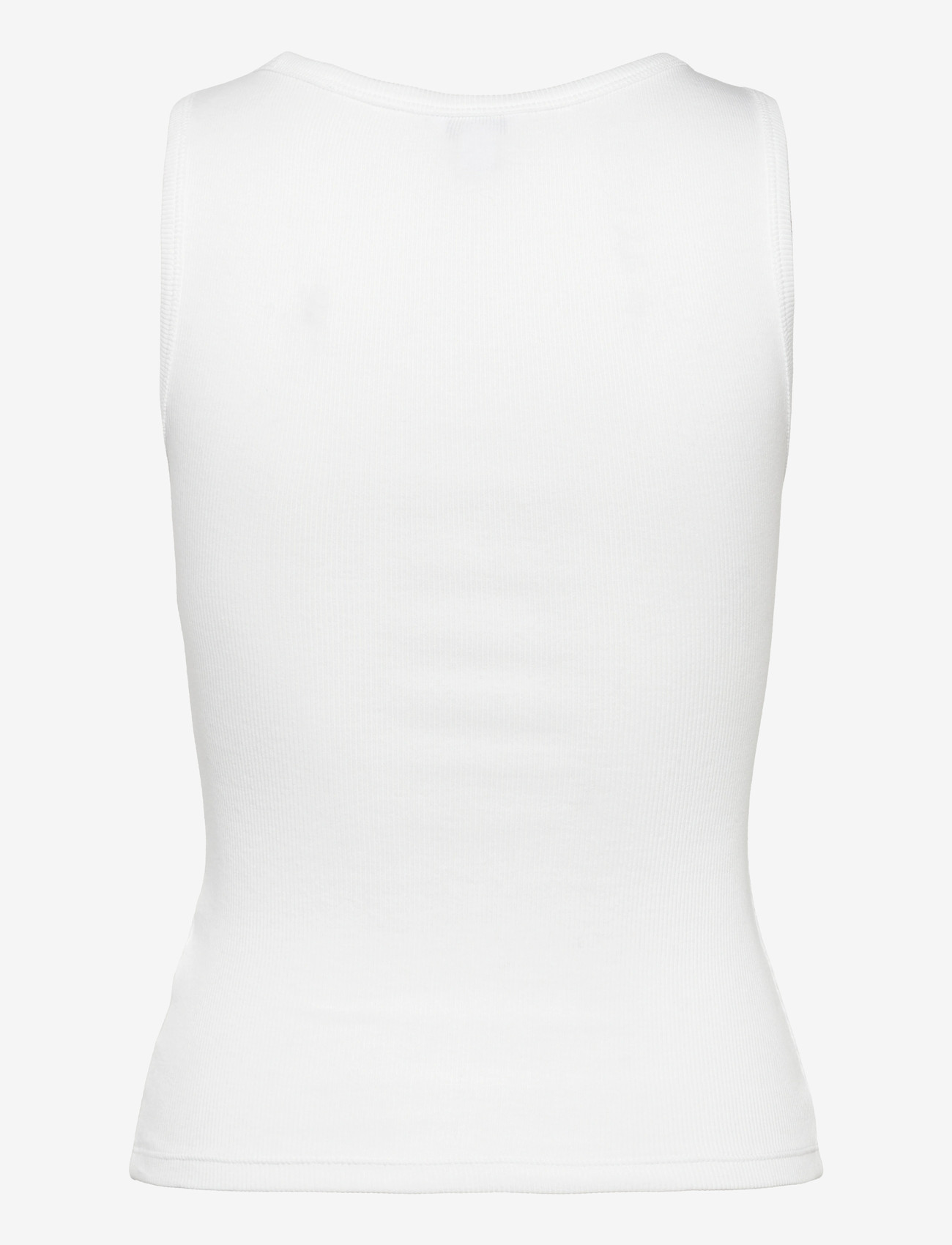 Organic Basics - Core Rib Tank Top - tanktops - white - 2