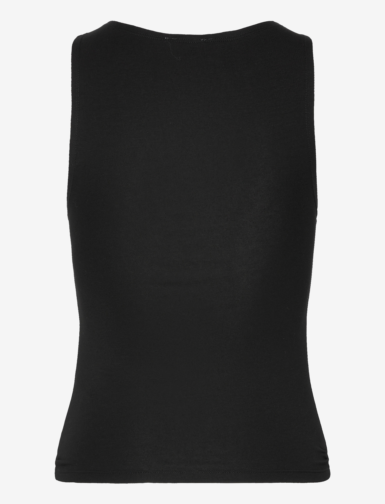 Organic Basics - Everyday Boat Neck Top - tanktops - black - 1