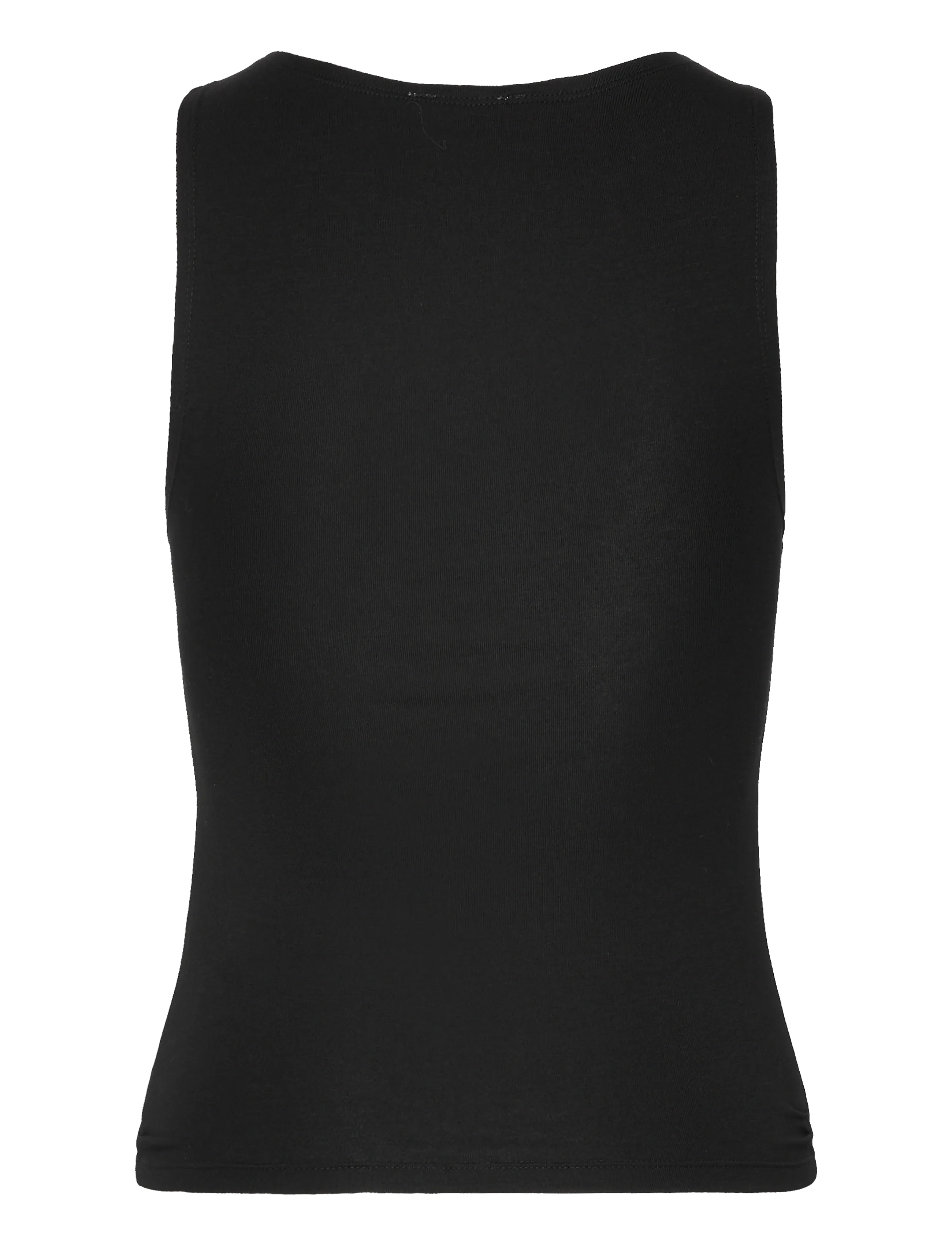 Organic Basics - Everyday Boat Neck Top - linnen - black - 1