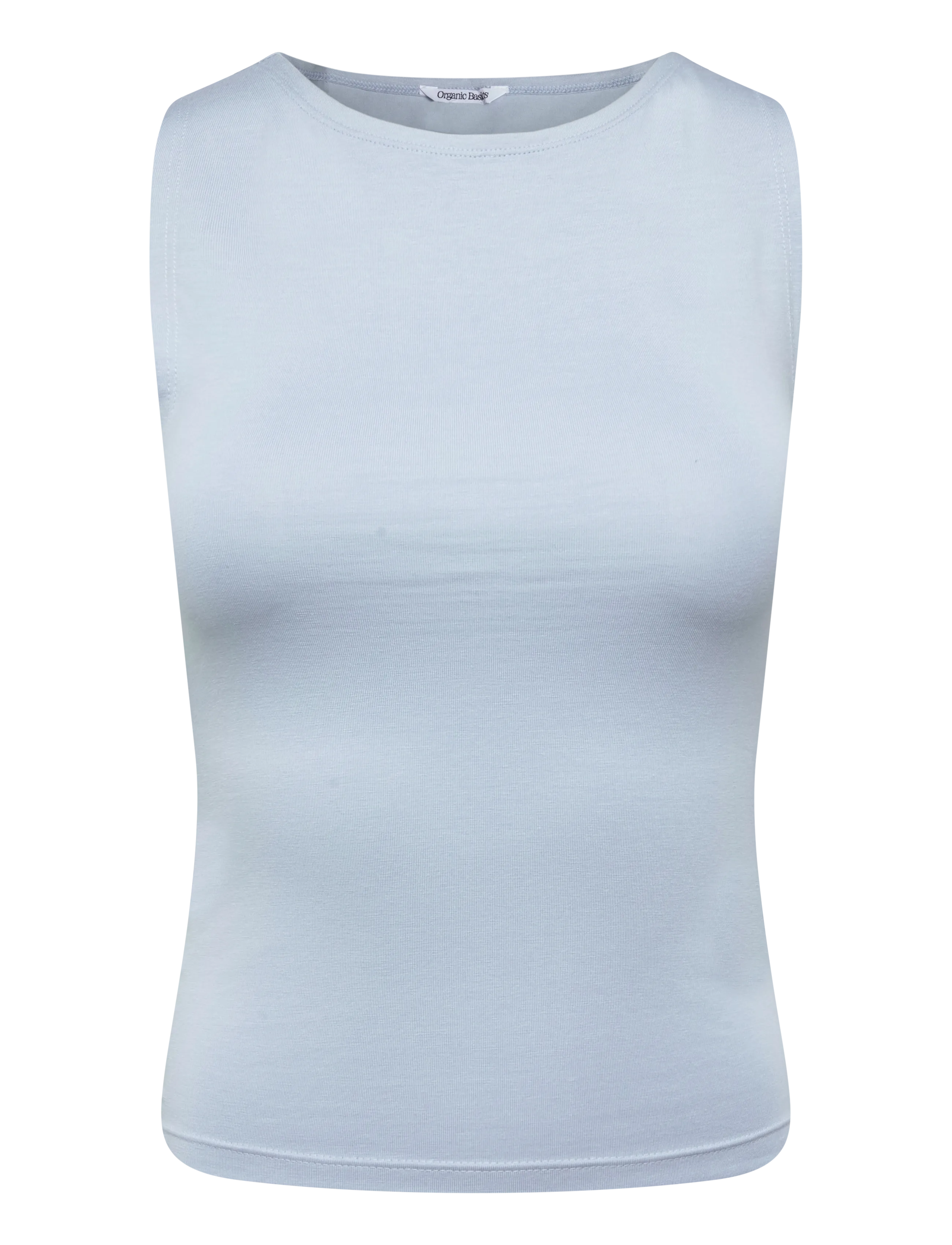 Organic Basics Everyday Boat Neck Top - Kleidung - CLOUDY BLUE / blue