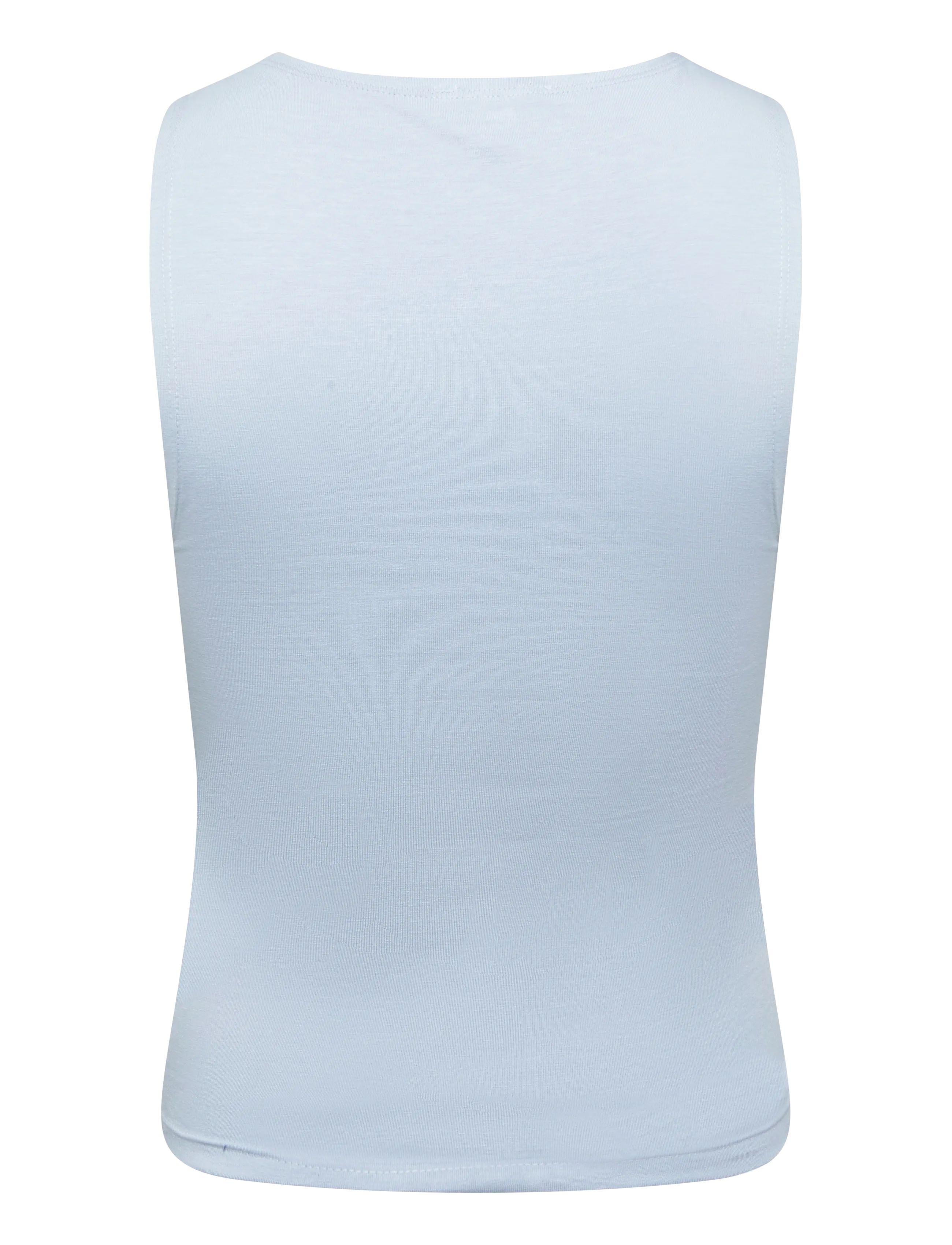 Organic Basics - Everyday Boat Neck Top - Ärmellose tops - cloudy blue - 1