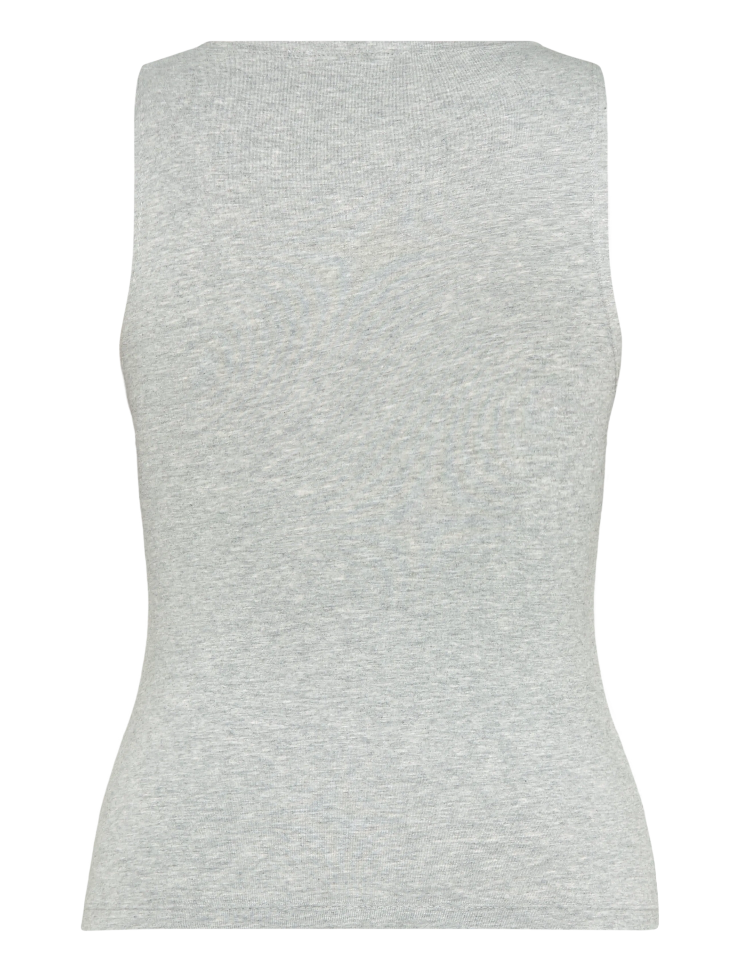 Organic Basics - Everyday Boat Neck Top - linnen - grey melange - 1