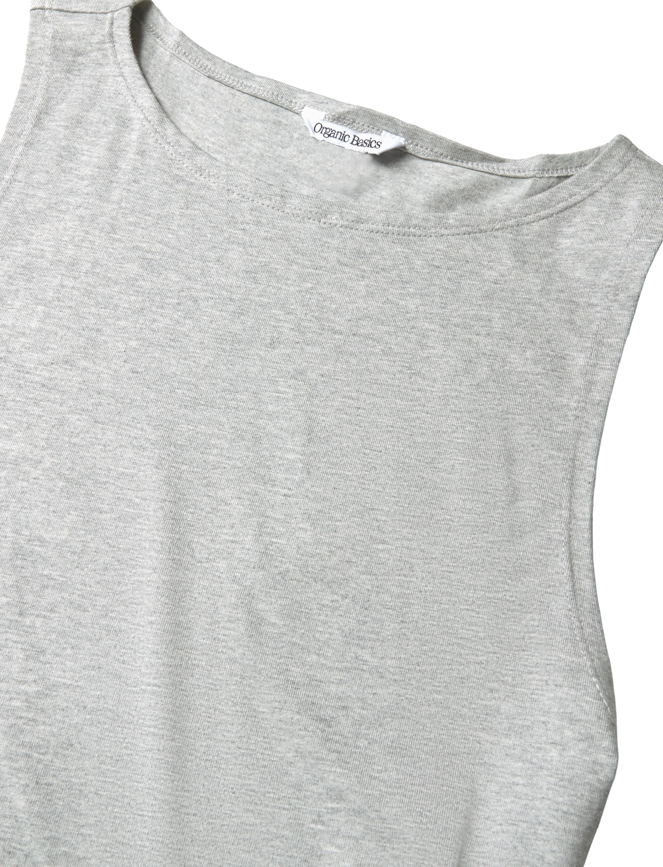 Organic Basics - Everyday Boat Neck Top - linnen - grey melange - 2