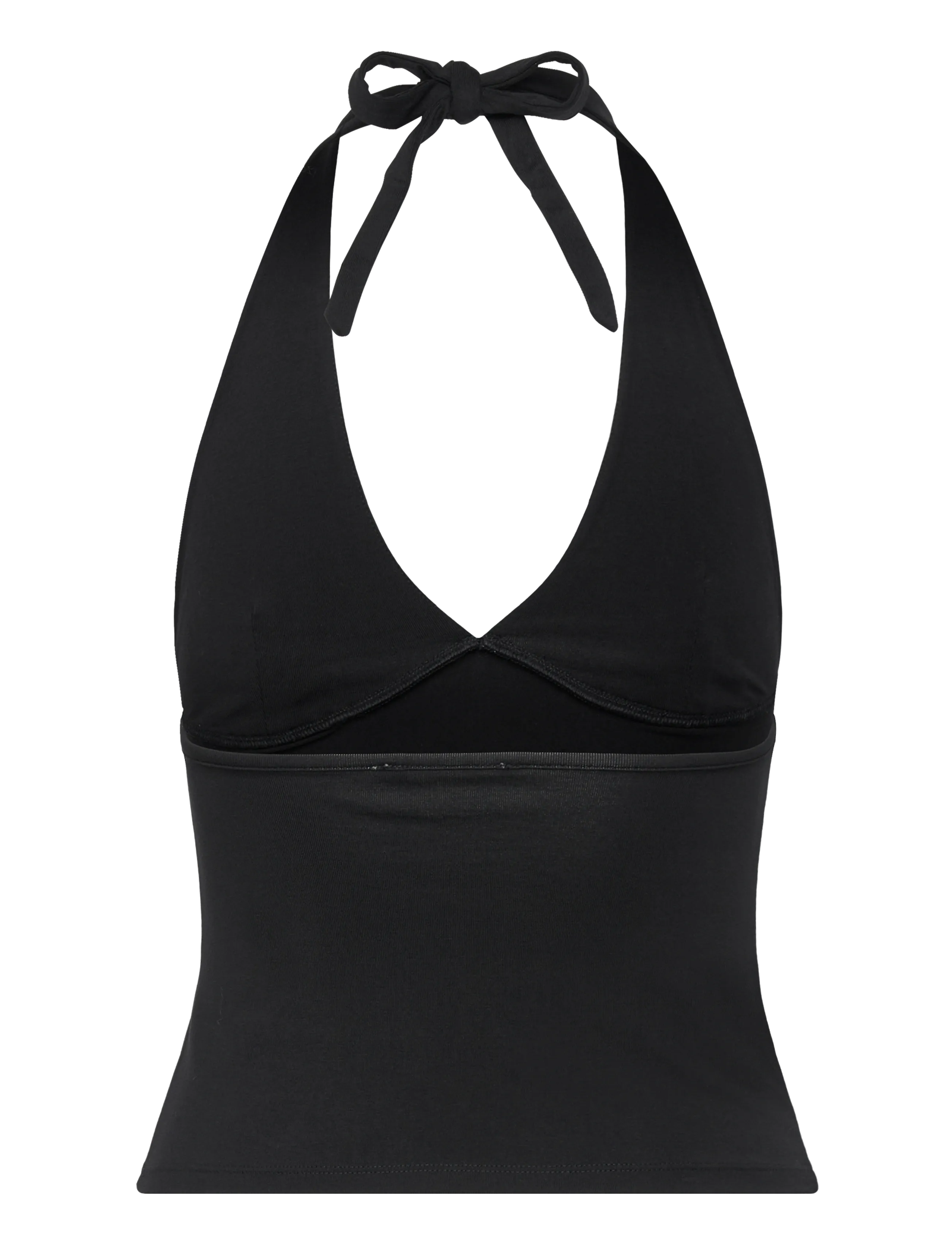 Organic Basics - Core Tie Halter - black - 1