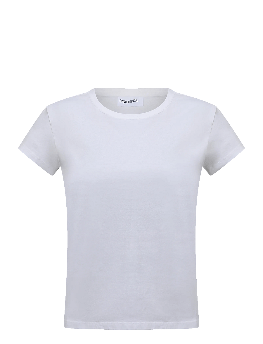 Organic Basics - True Heavy Mini Tee - t-shirts - white - 1