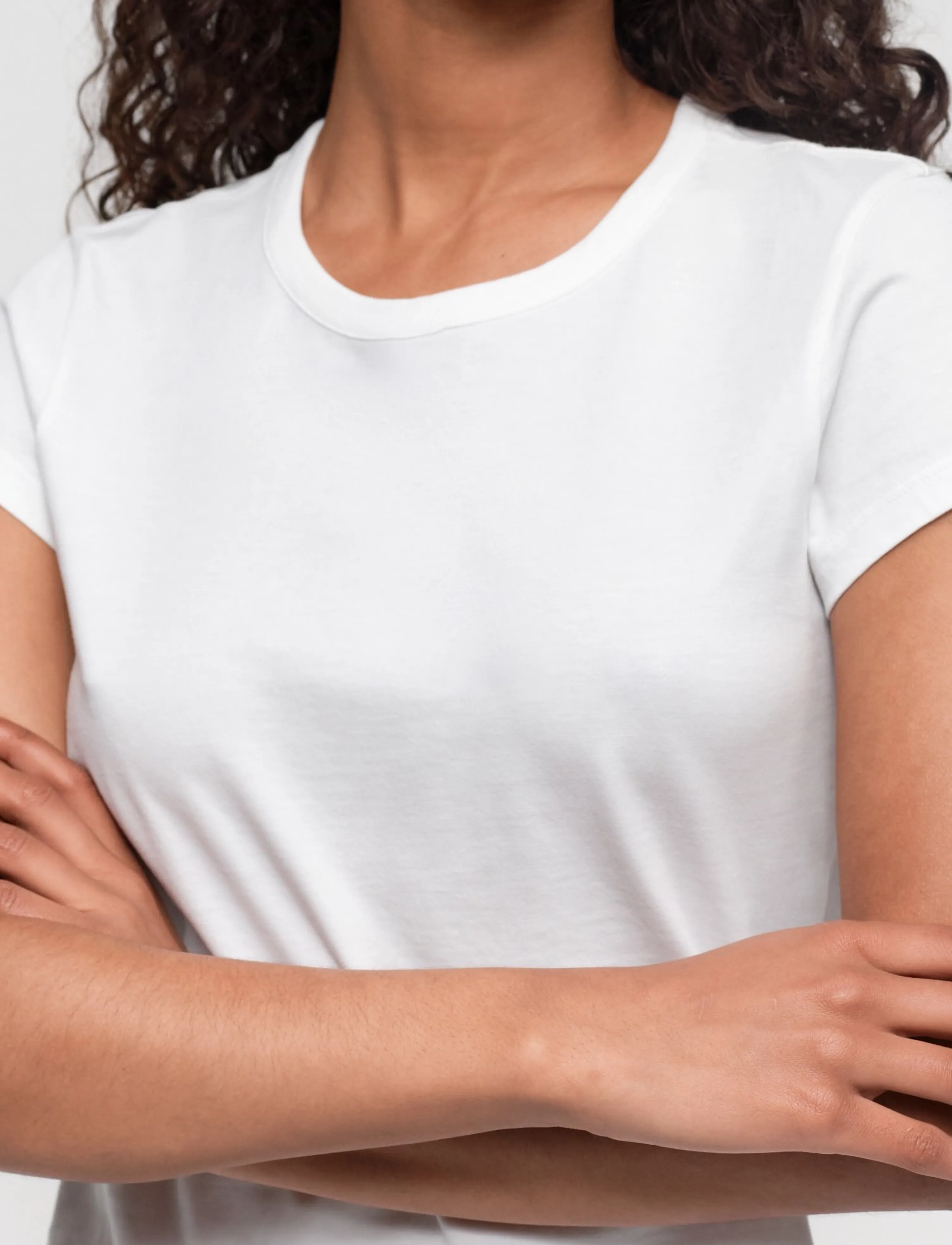 Organic Basics - True Heavy Mini Tee - t-shirts - white - 3